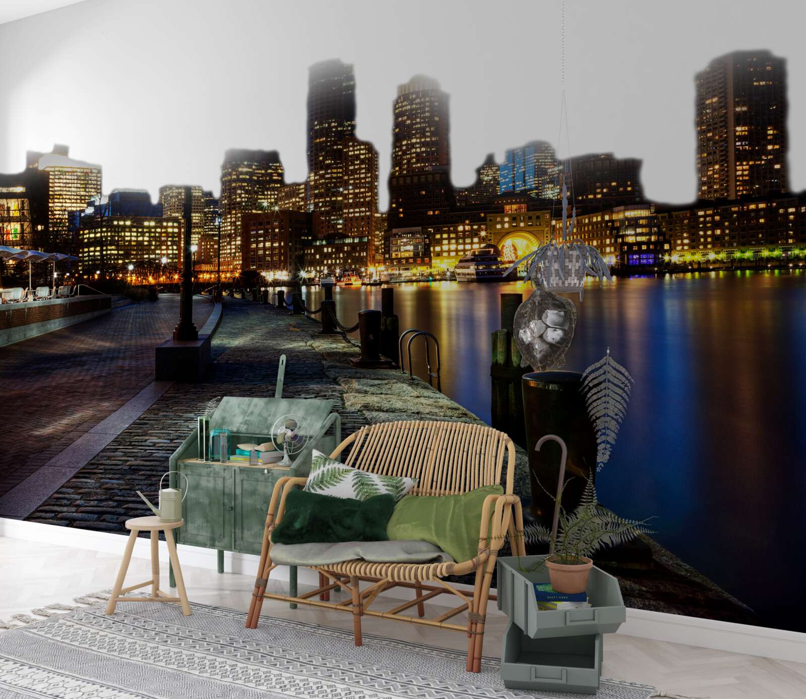 Fototapet Zori pe un chei abandonat