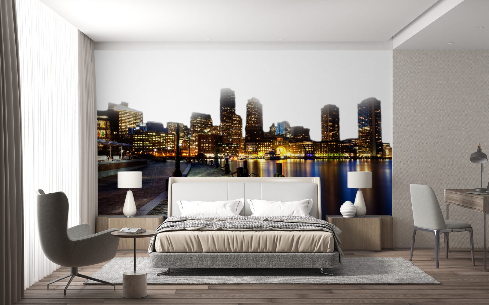 Fototapet Zori pe un chei abandonat