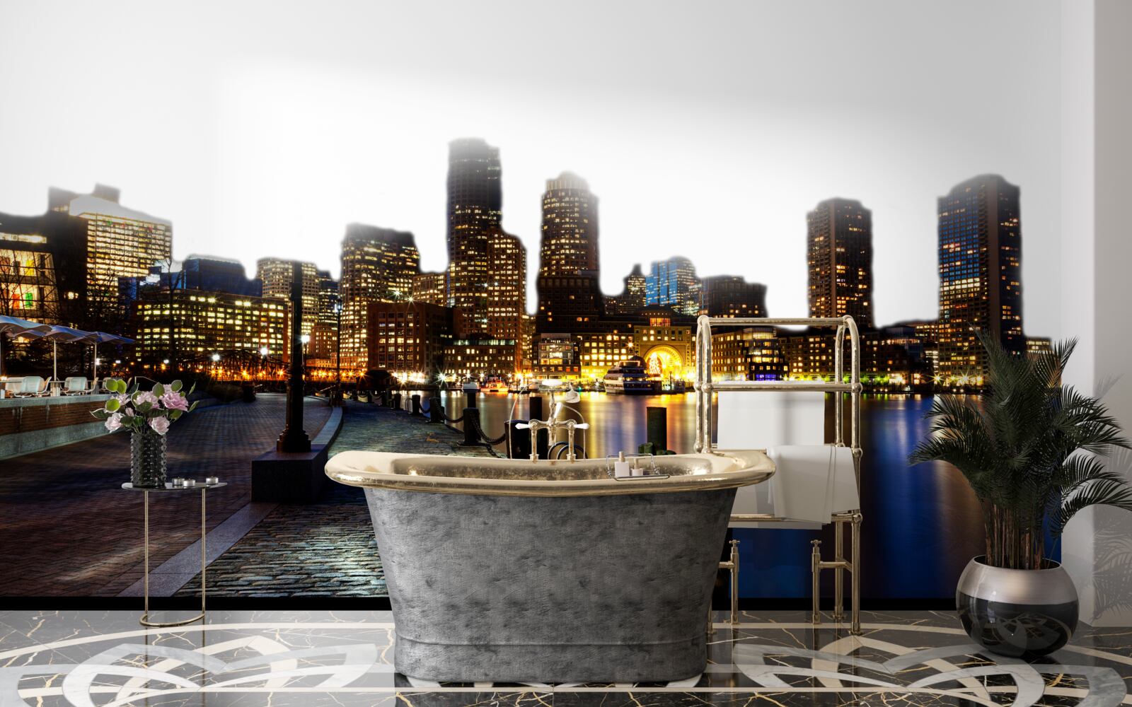 Fototapet Zori pe un chei abandonat