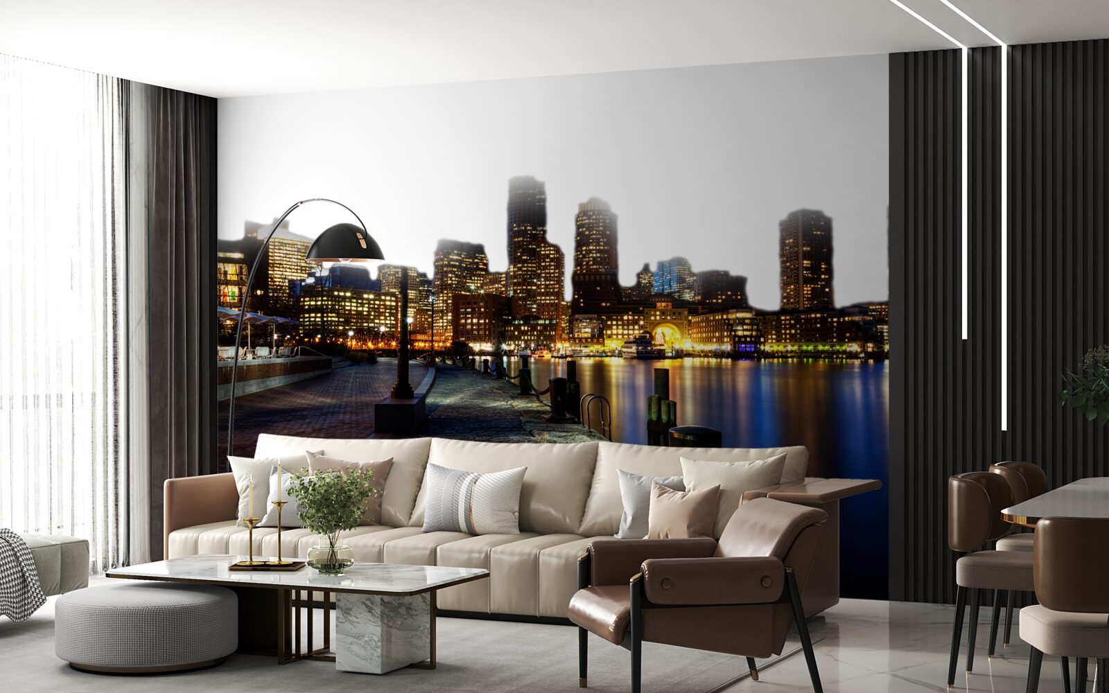 Fototapet Zori pe un chei abandonat