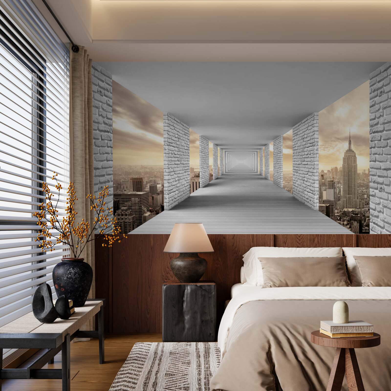 Fototapet plimbare în oraș 3d