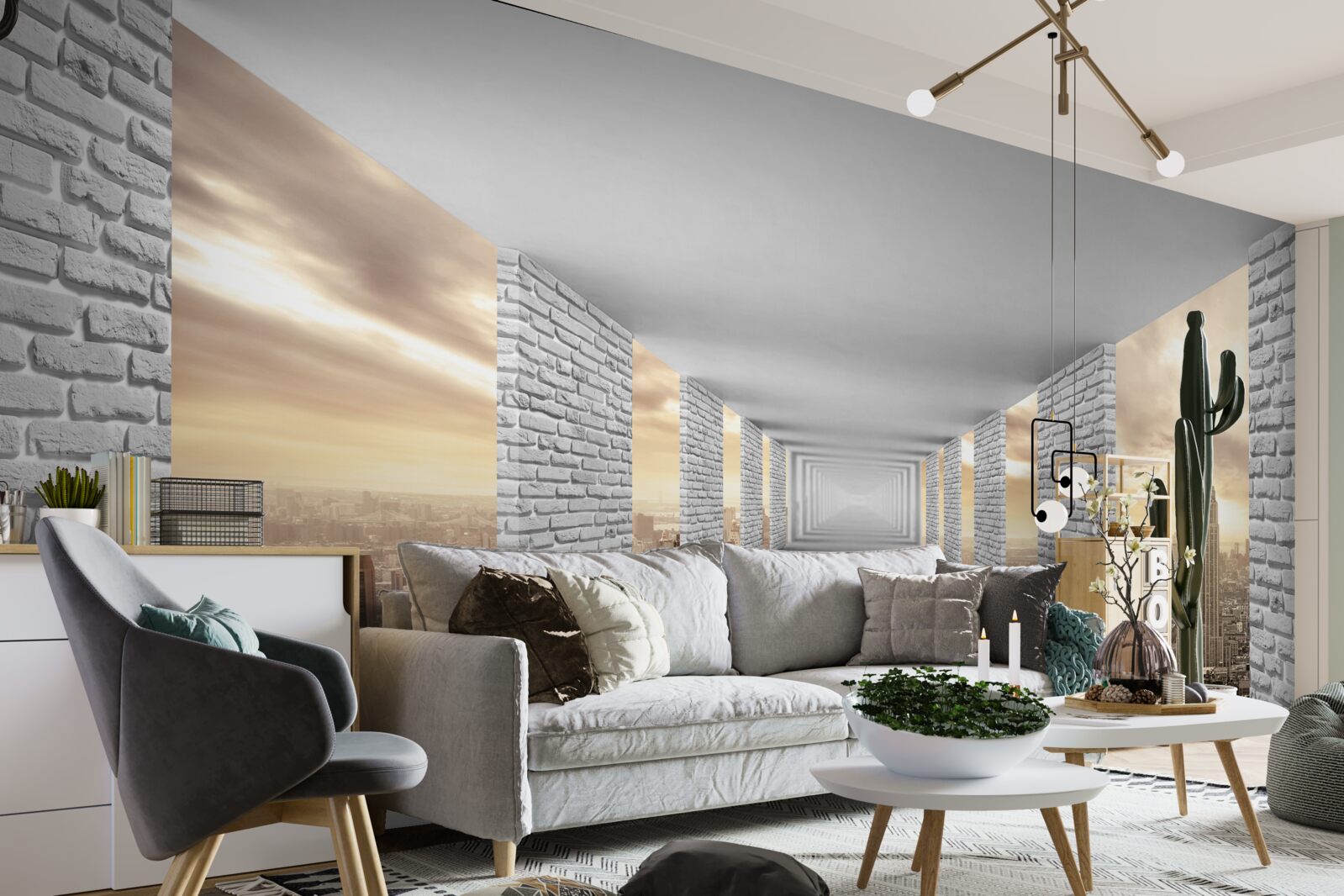 Fototapet plimbare în oraș 3d