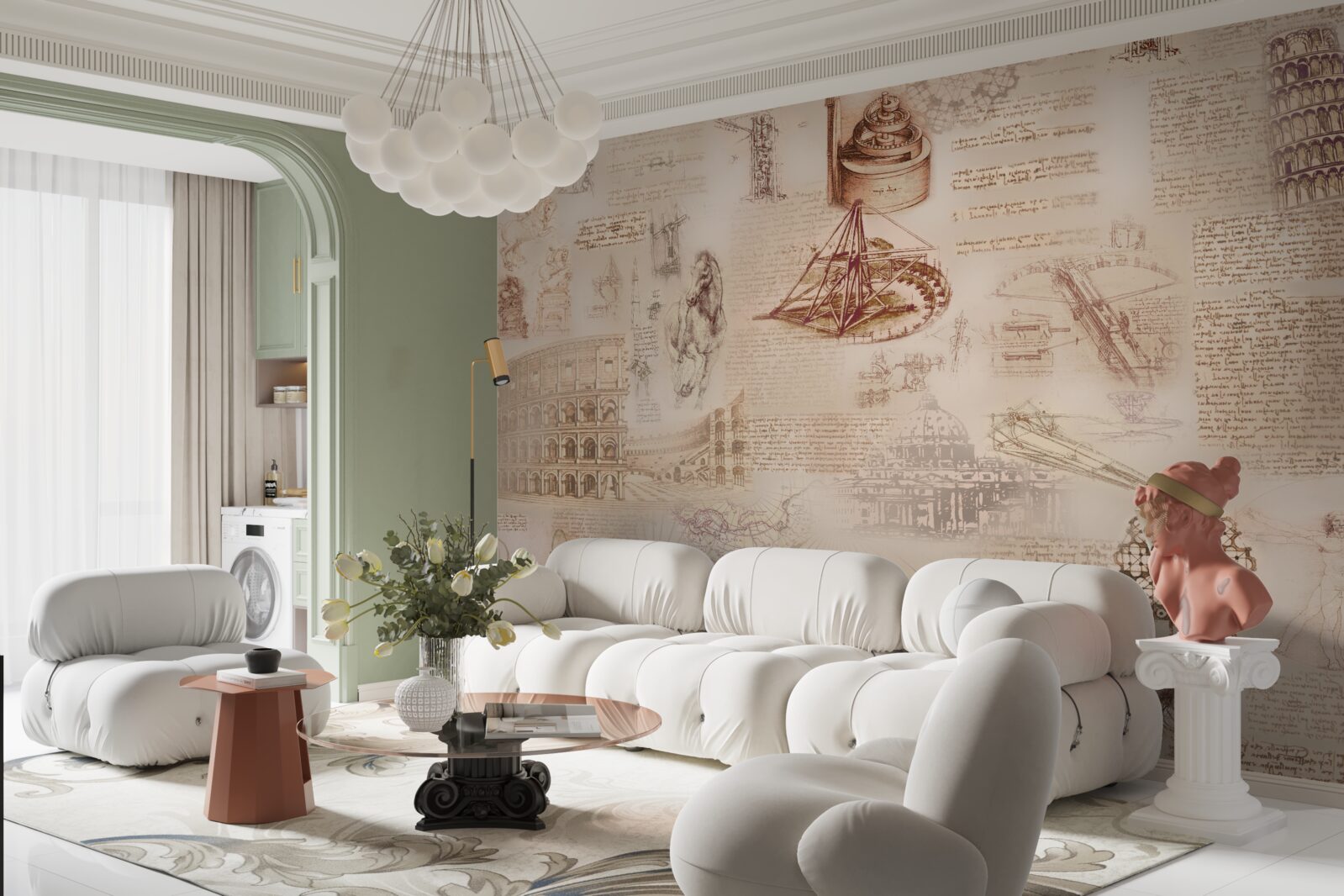 Fototapet românia antică și italia retro