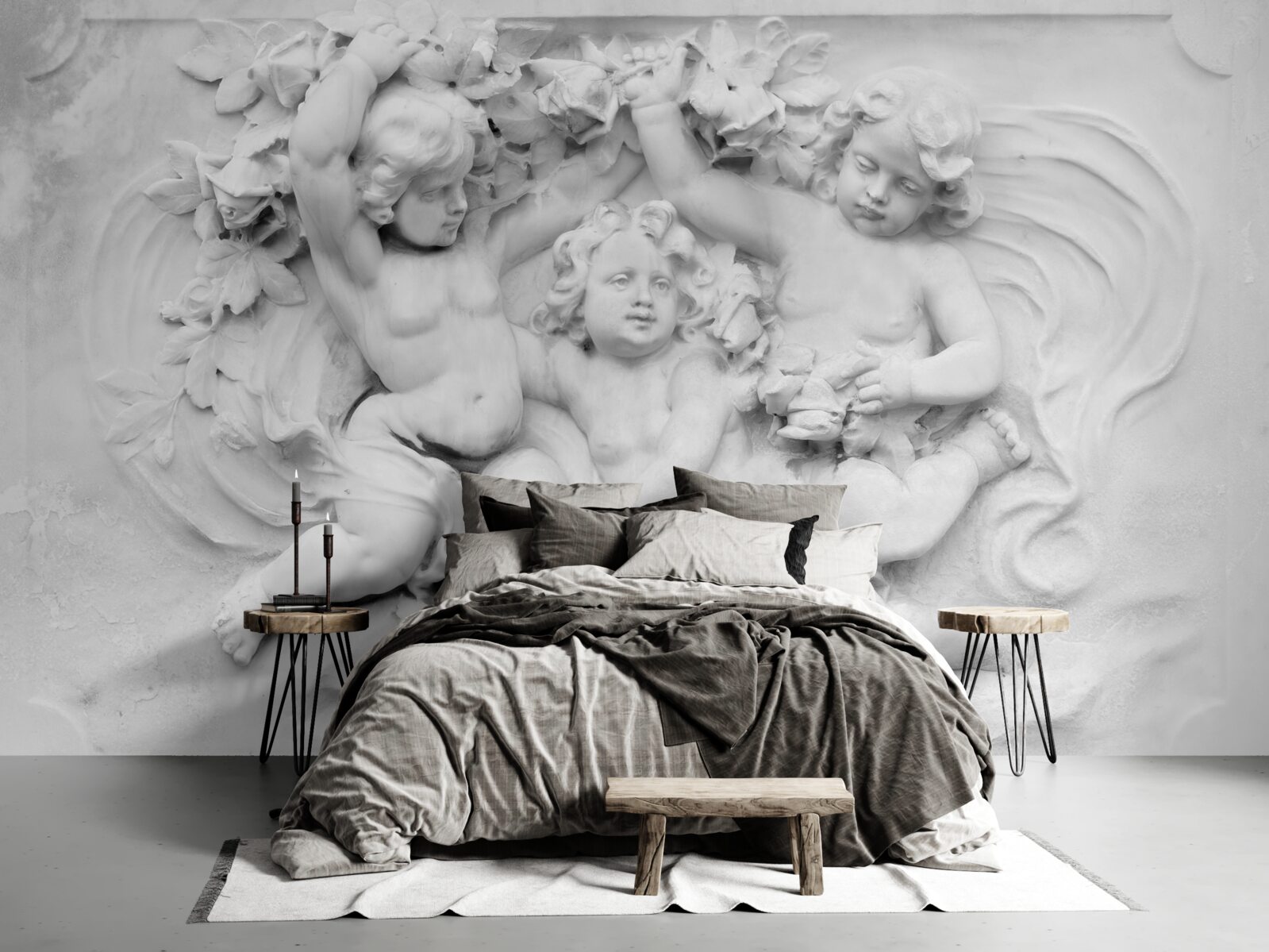 Fototapet relieful este un teren de joc pentru îngeri