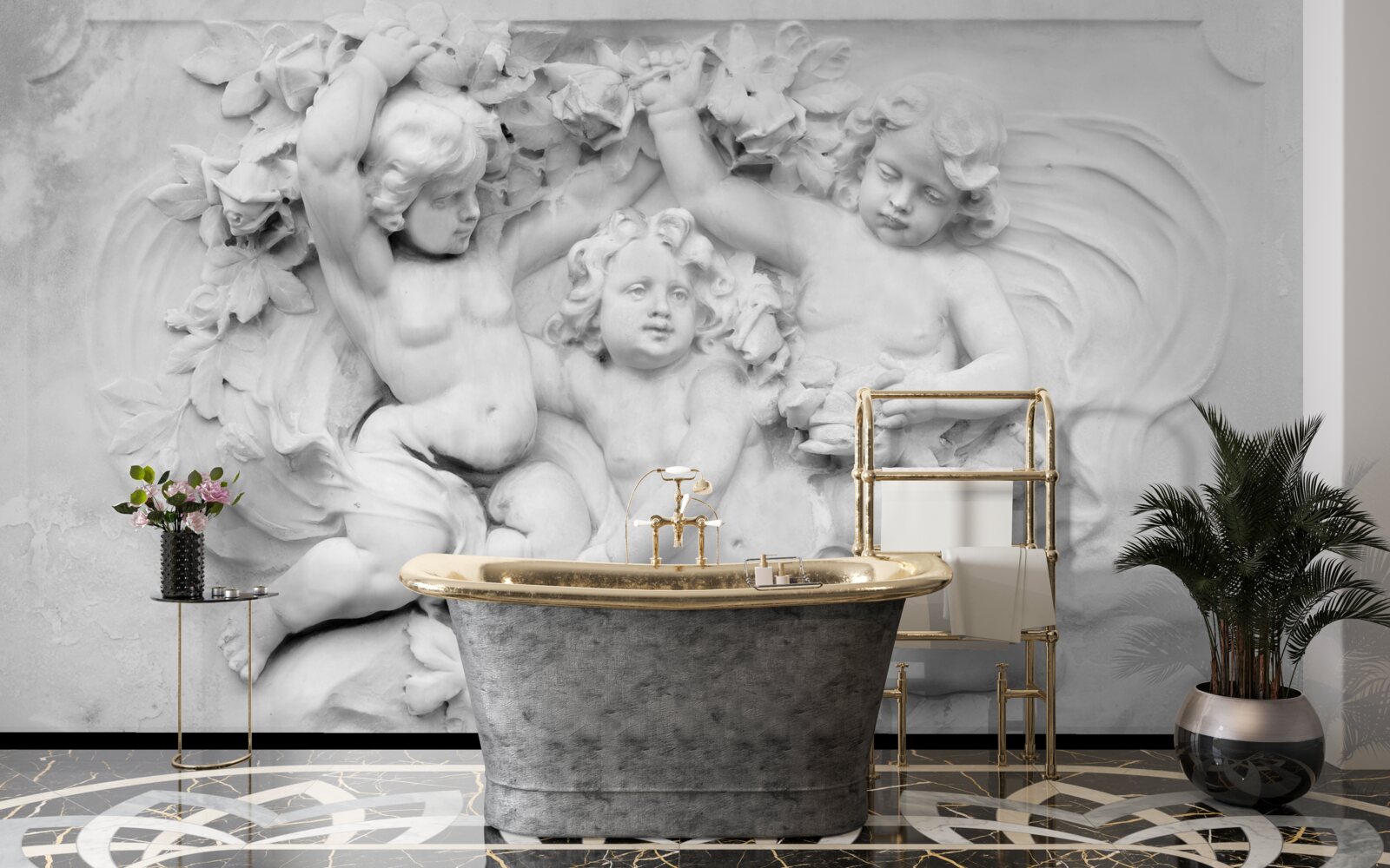 Fototapet relieful este un teren de joc pentru îngeri