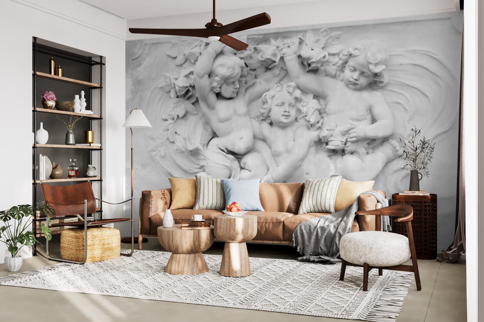 Fototapet relieful este un teren de joc pentru îngeri