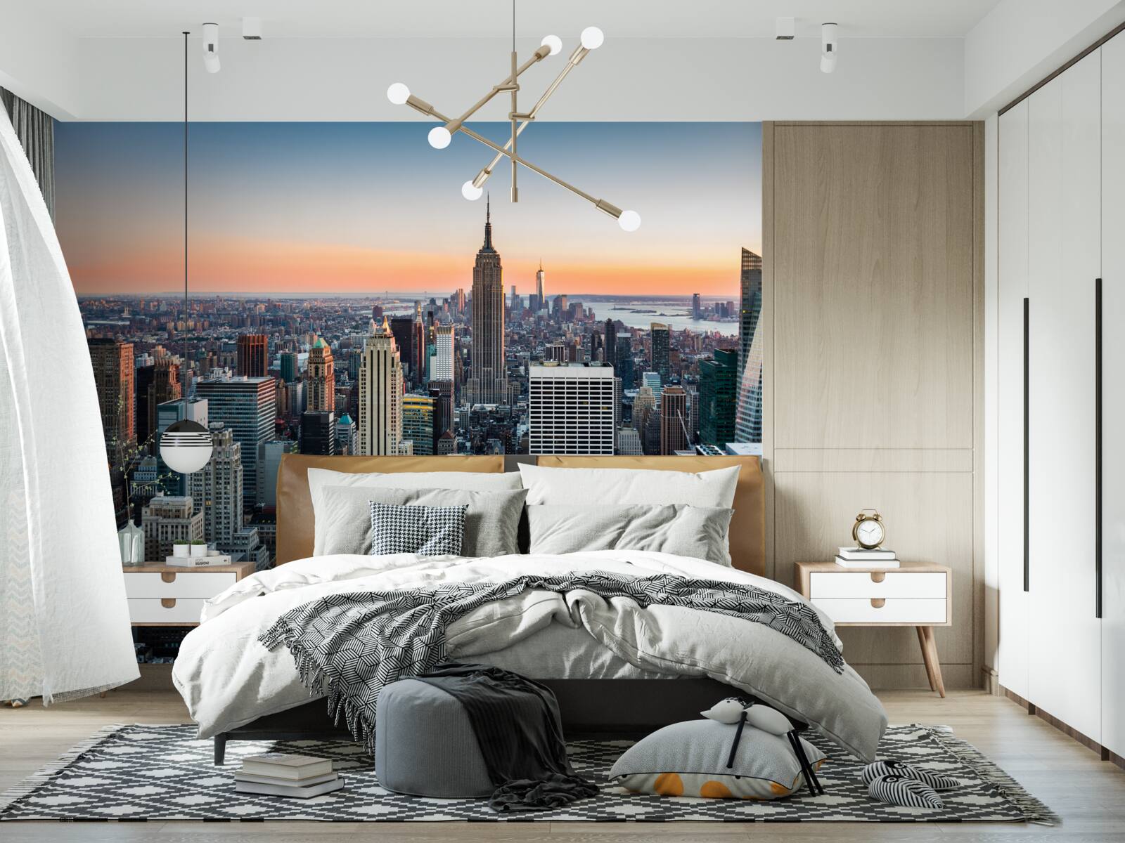 Fototapet amurg în adâncurile marelui măr