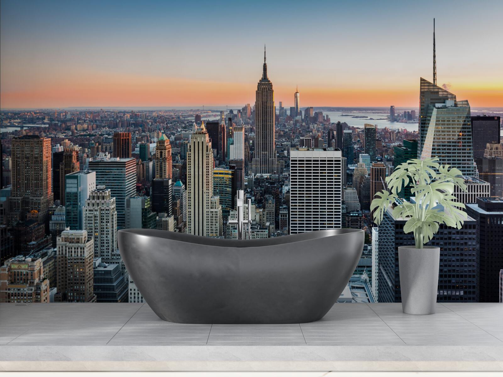 Fototapet amurg în adâncurile marelui măr