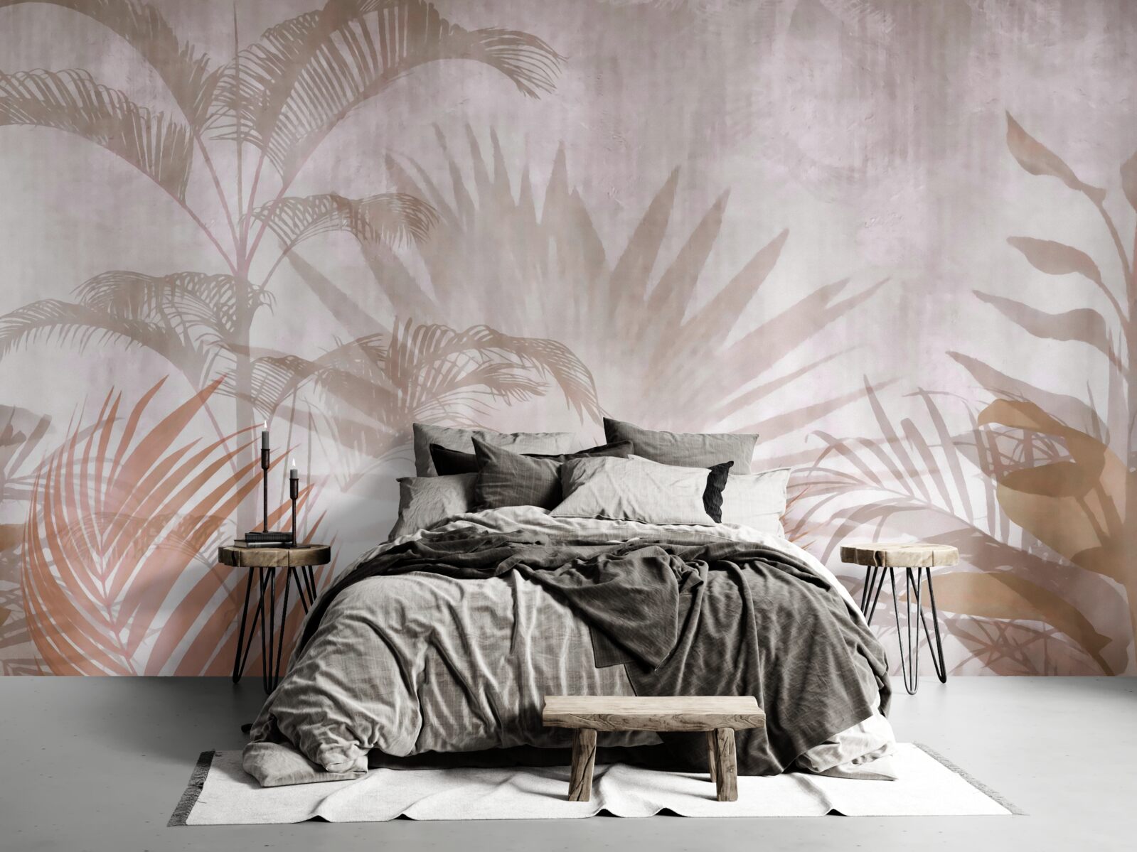 Fototapet plante tropicale cu delicatețe