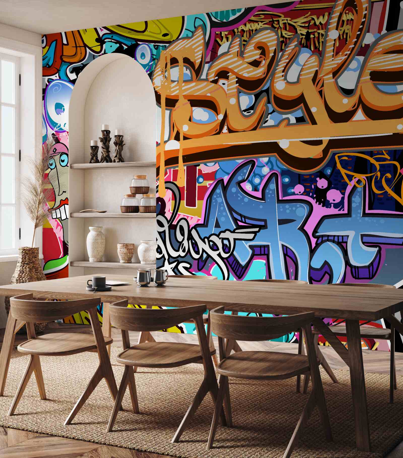 Fototapet Artă de perete vie