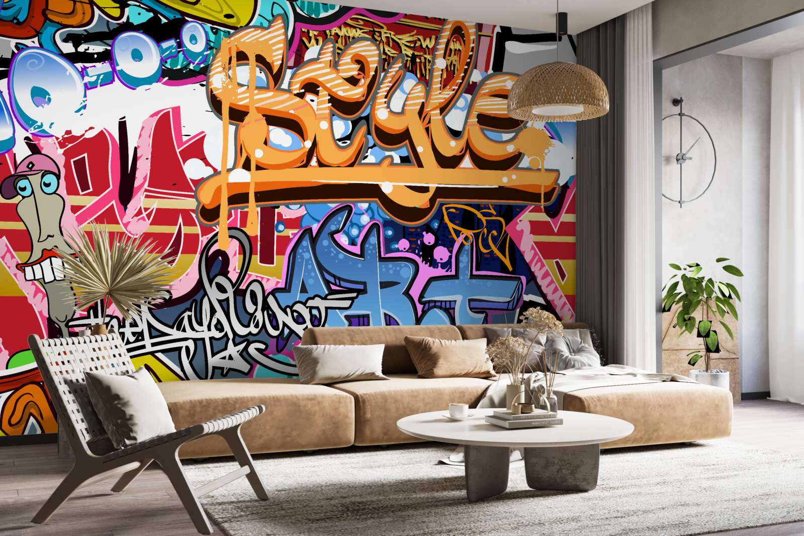 Fototapet Artă de perete vie