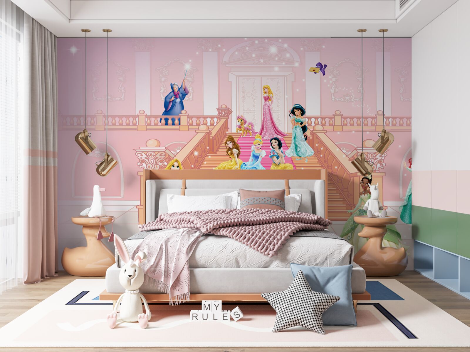 Fototapet prințesele din desenele animate disney