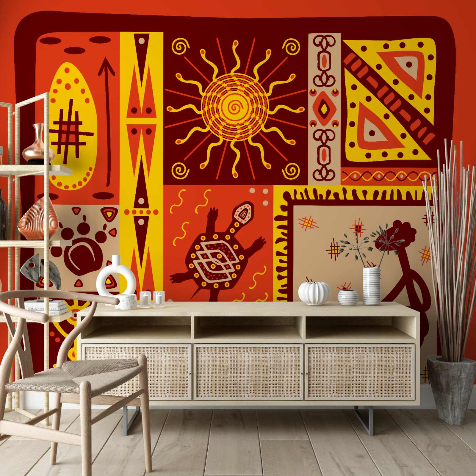 Fototapet petale moi în nuanțe de alb și roz