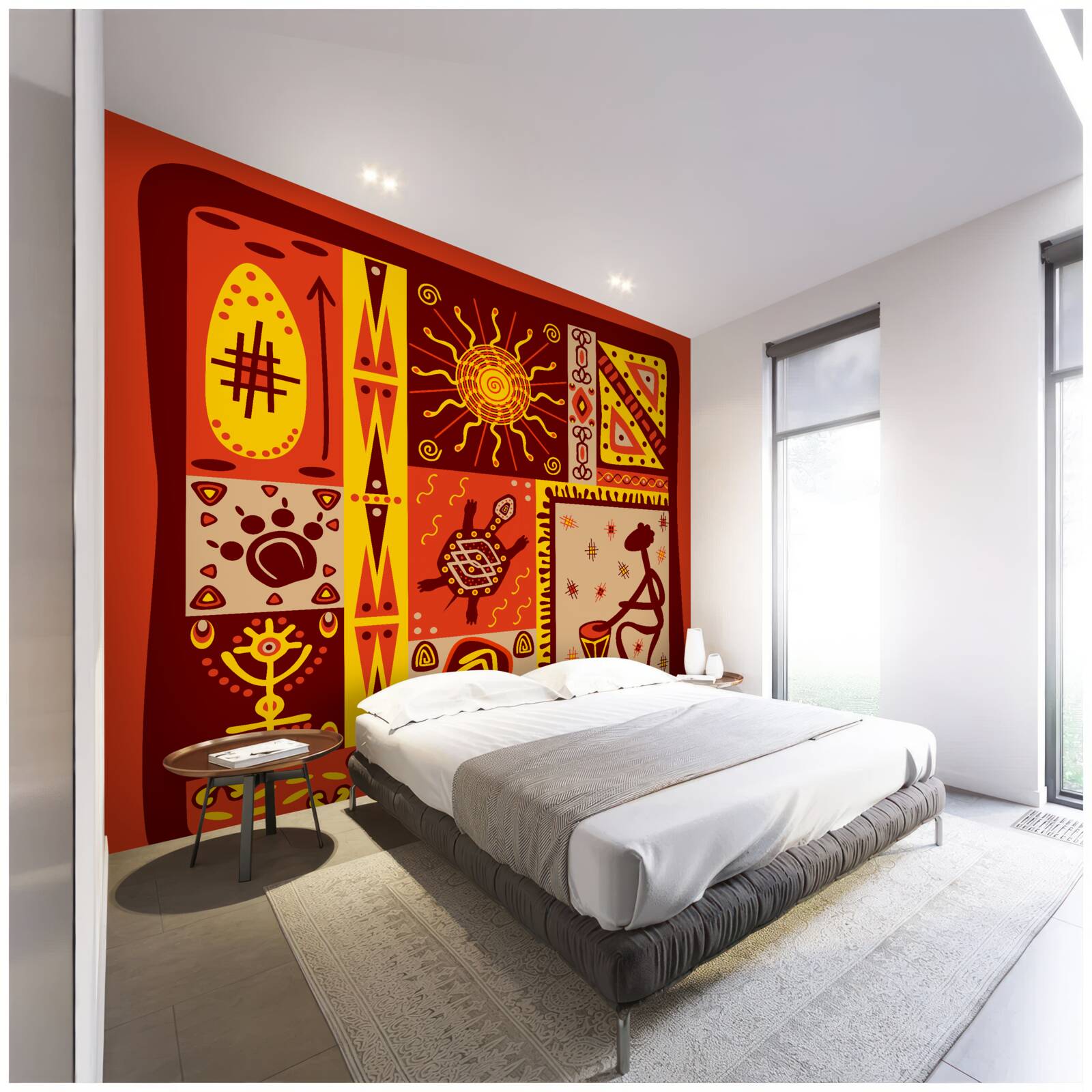 Fototapet petale moi în nuanțe de alb și roz