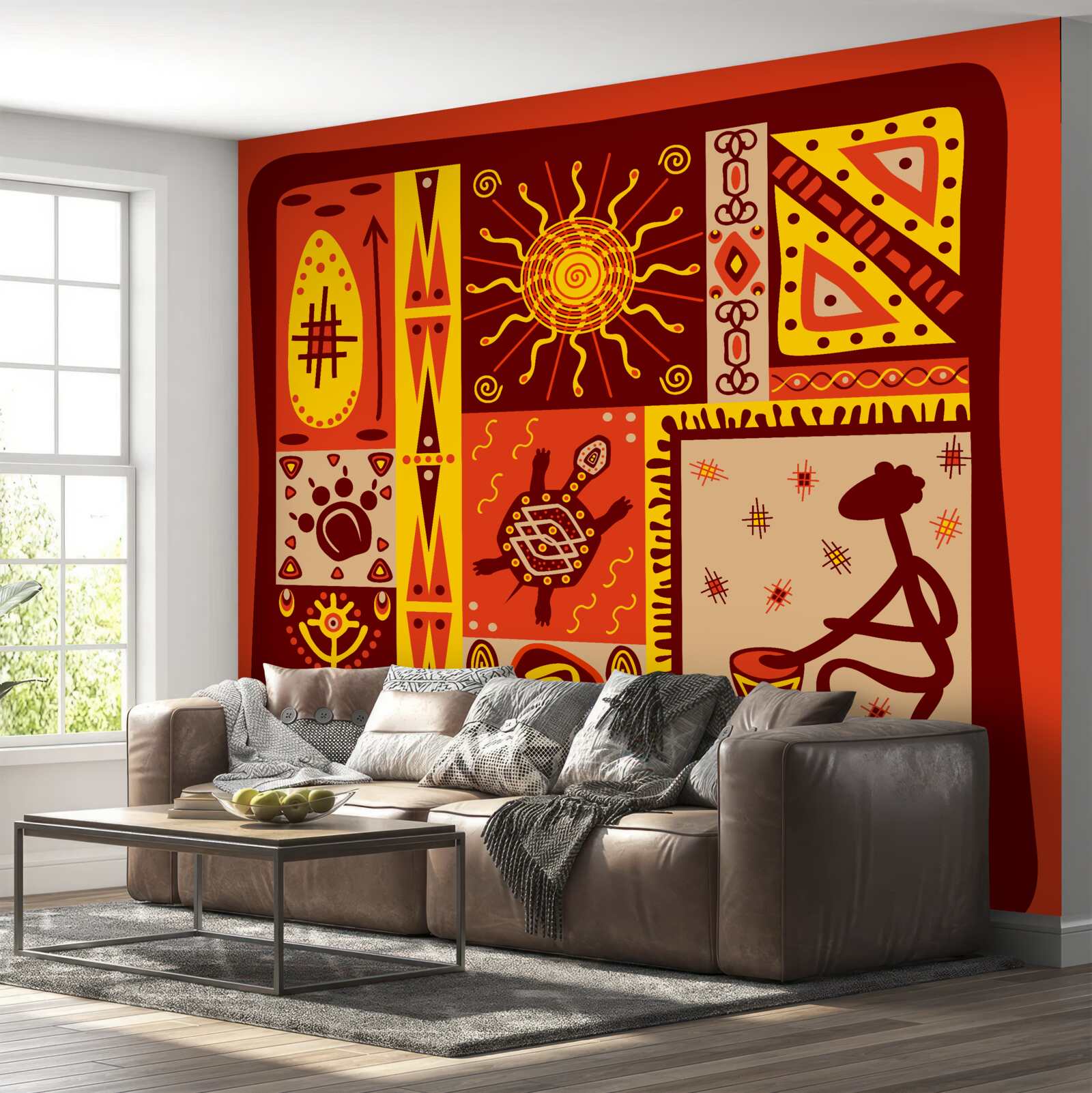 Fototapet petale moi în nuanțe de alb și roz