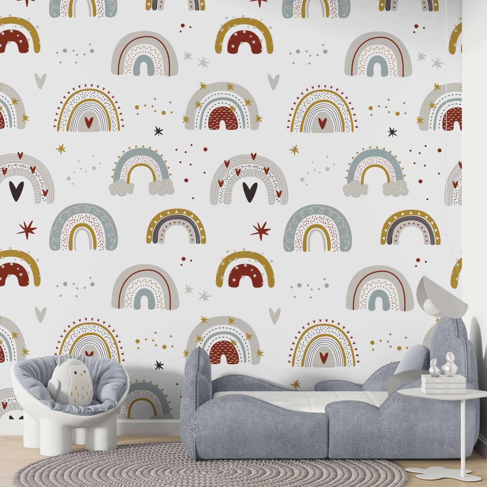 Fototapet tot felul de curcubee abstracte