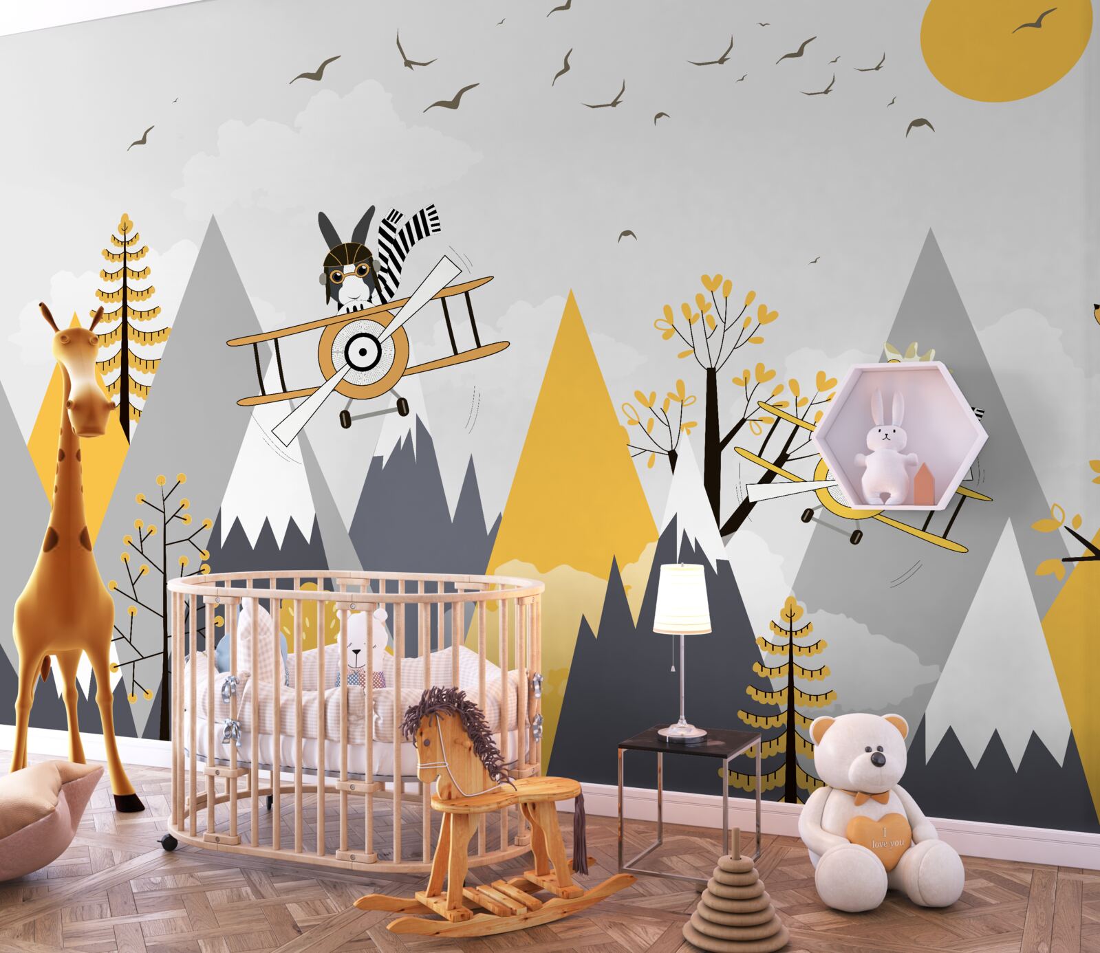 Fototapet animale în vehicule aeriene