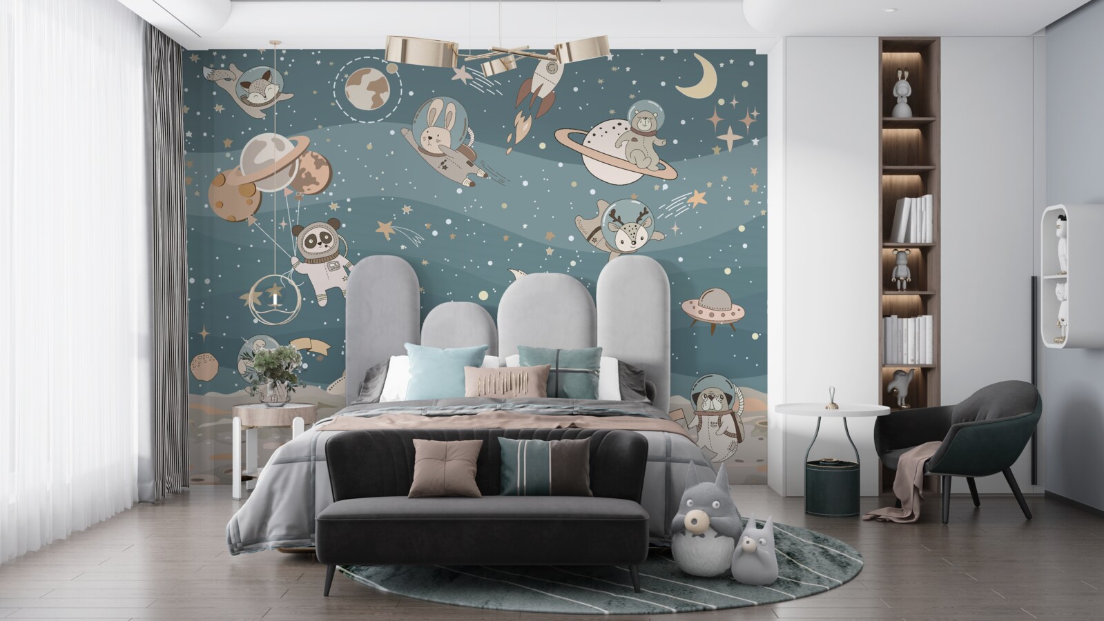 Fototapet animale spațiale