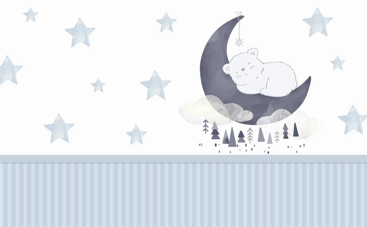 Fototapet urs pe satelit pământ