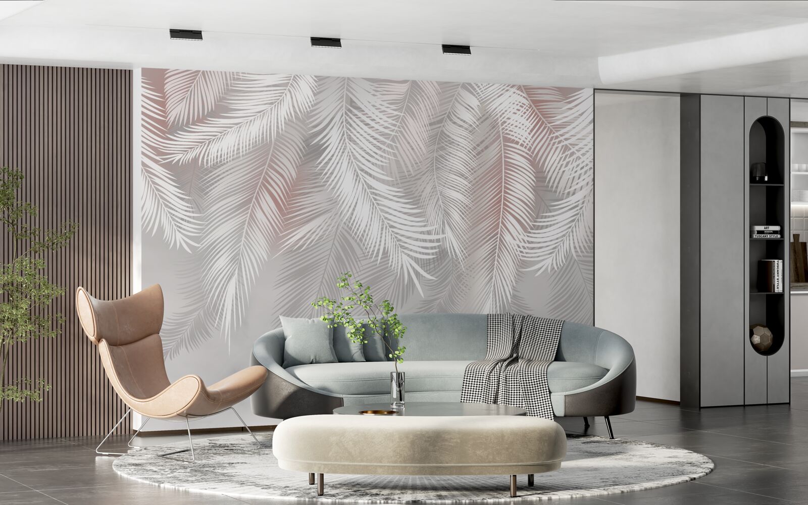 Fototapet frunze albe, crocante și fragede