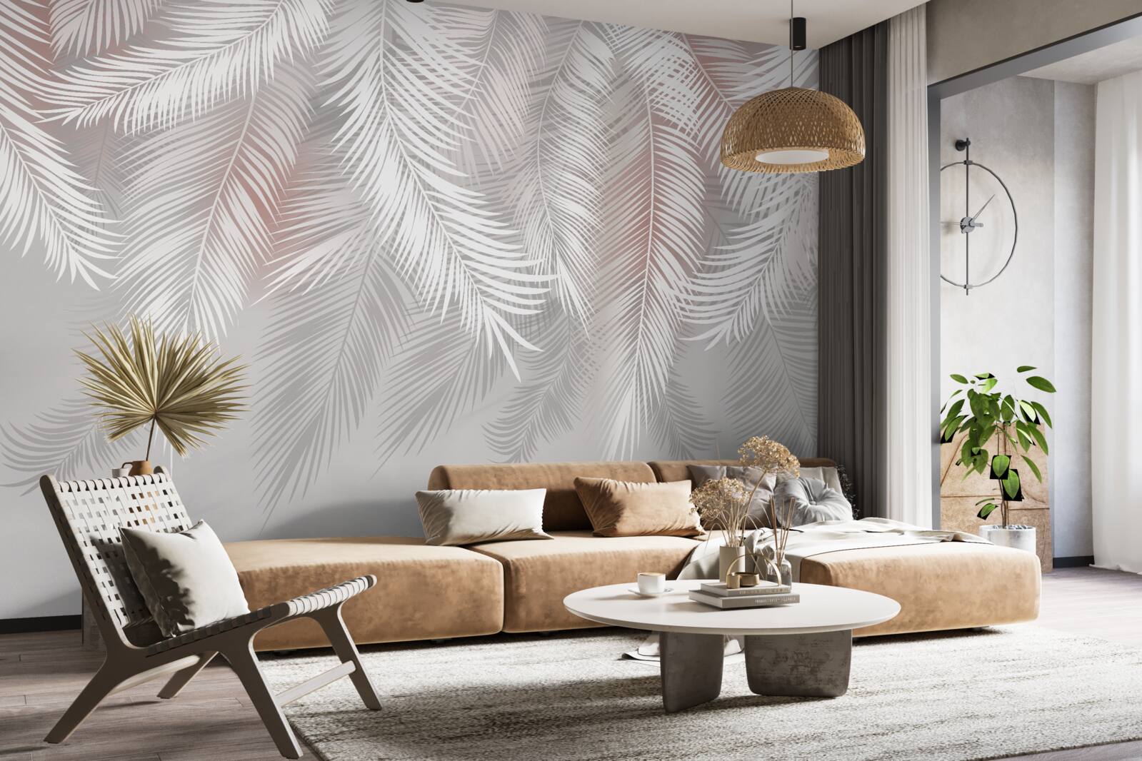 Fototapet frunze albe, crocante și fragede