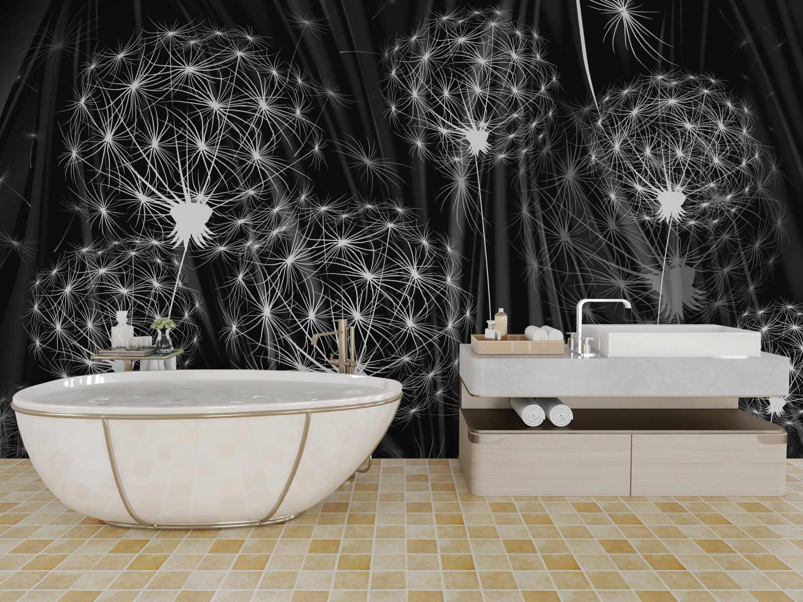 Fototapet icre albe strălucitoare