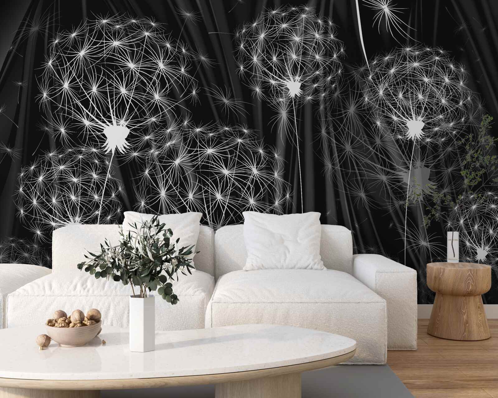 Fototapet icre albe strălucitoare