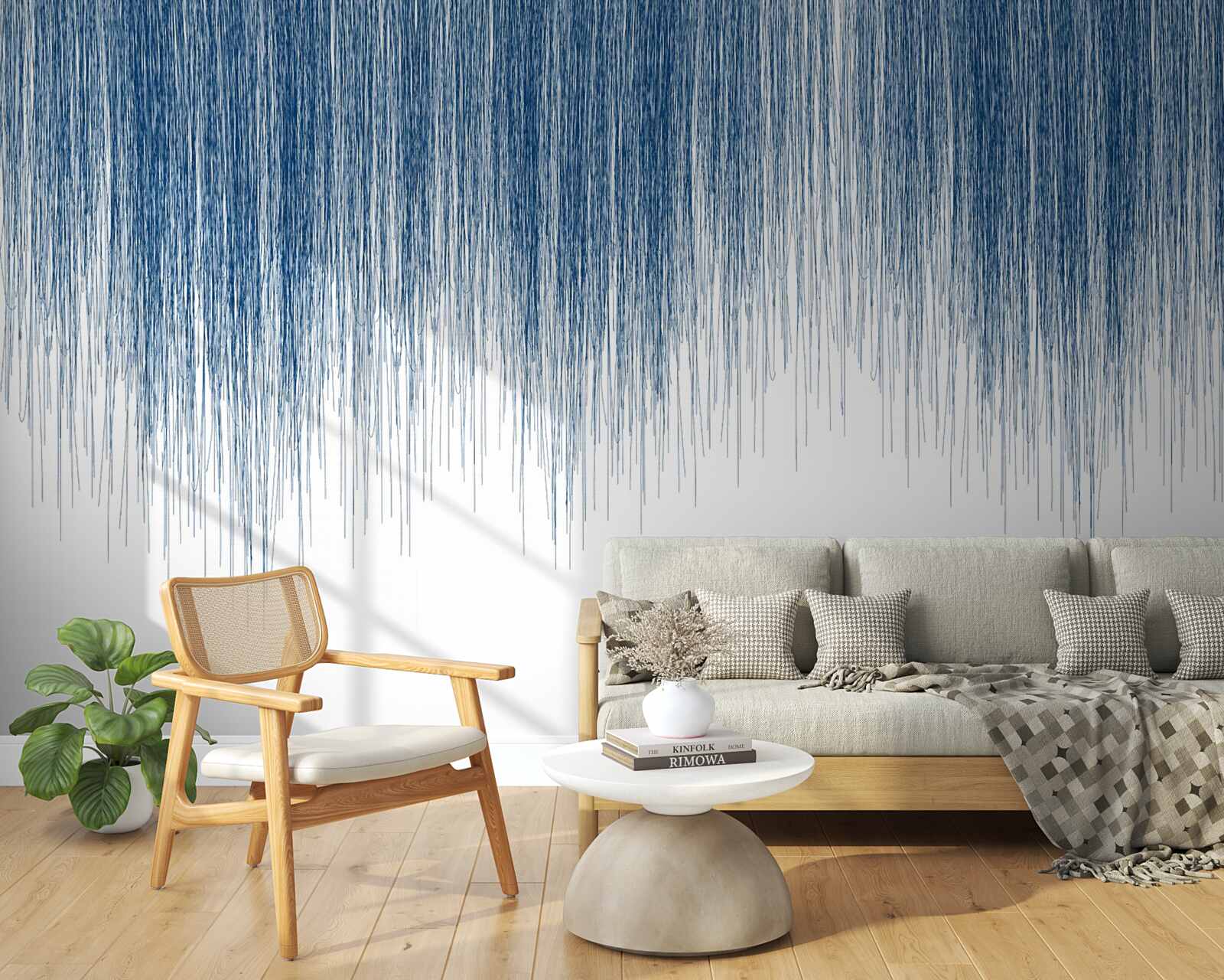 Fototapet ușor zgomot albastru