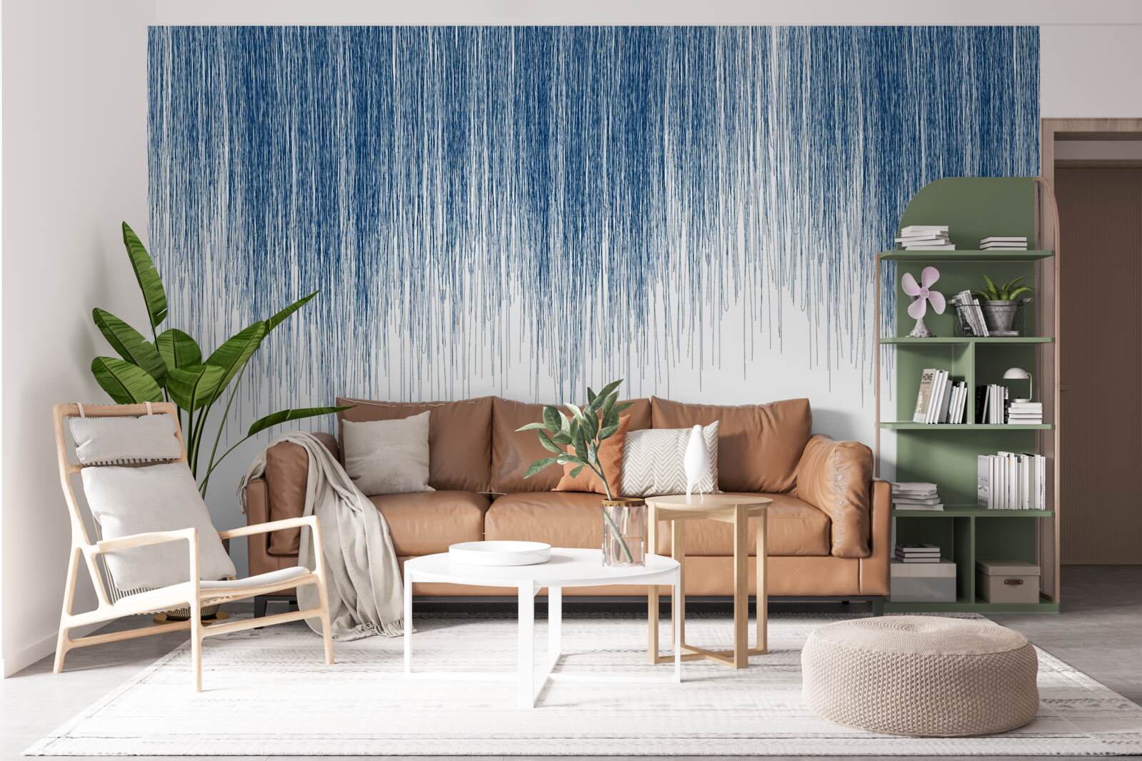 Fototapet ușor zgomot albastru