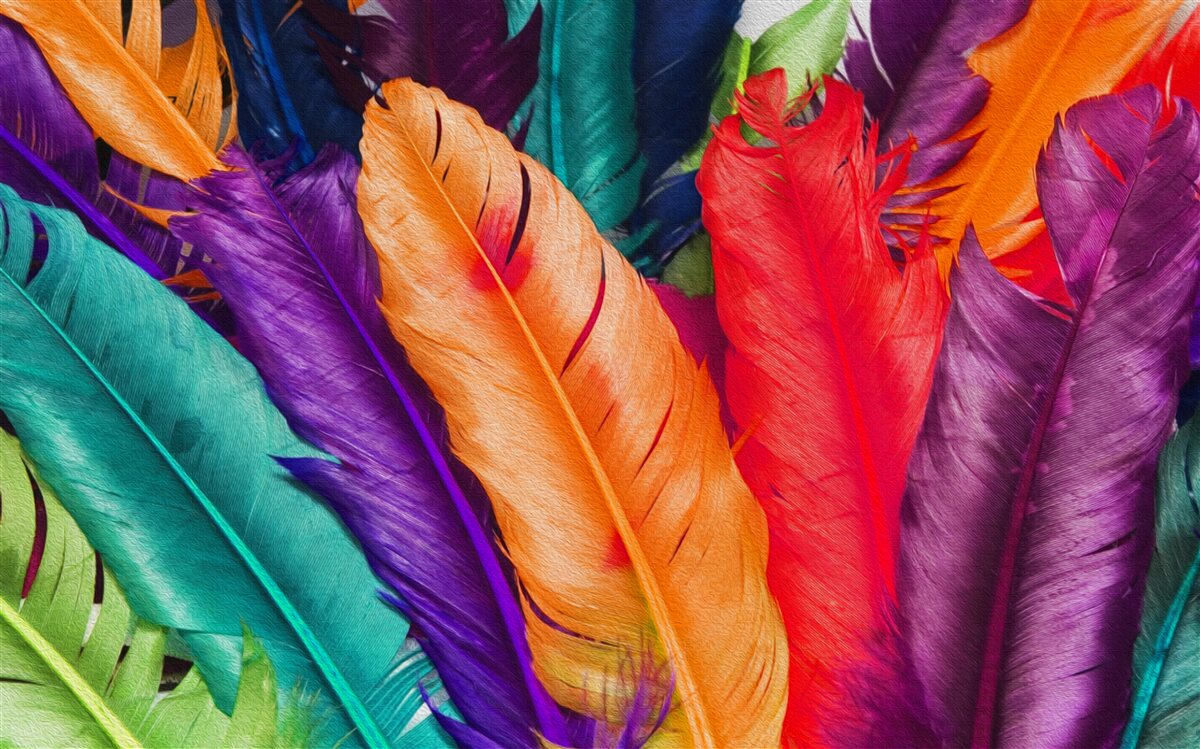 Fototapet pene extrem de bogate, lucioase