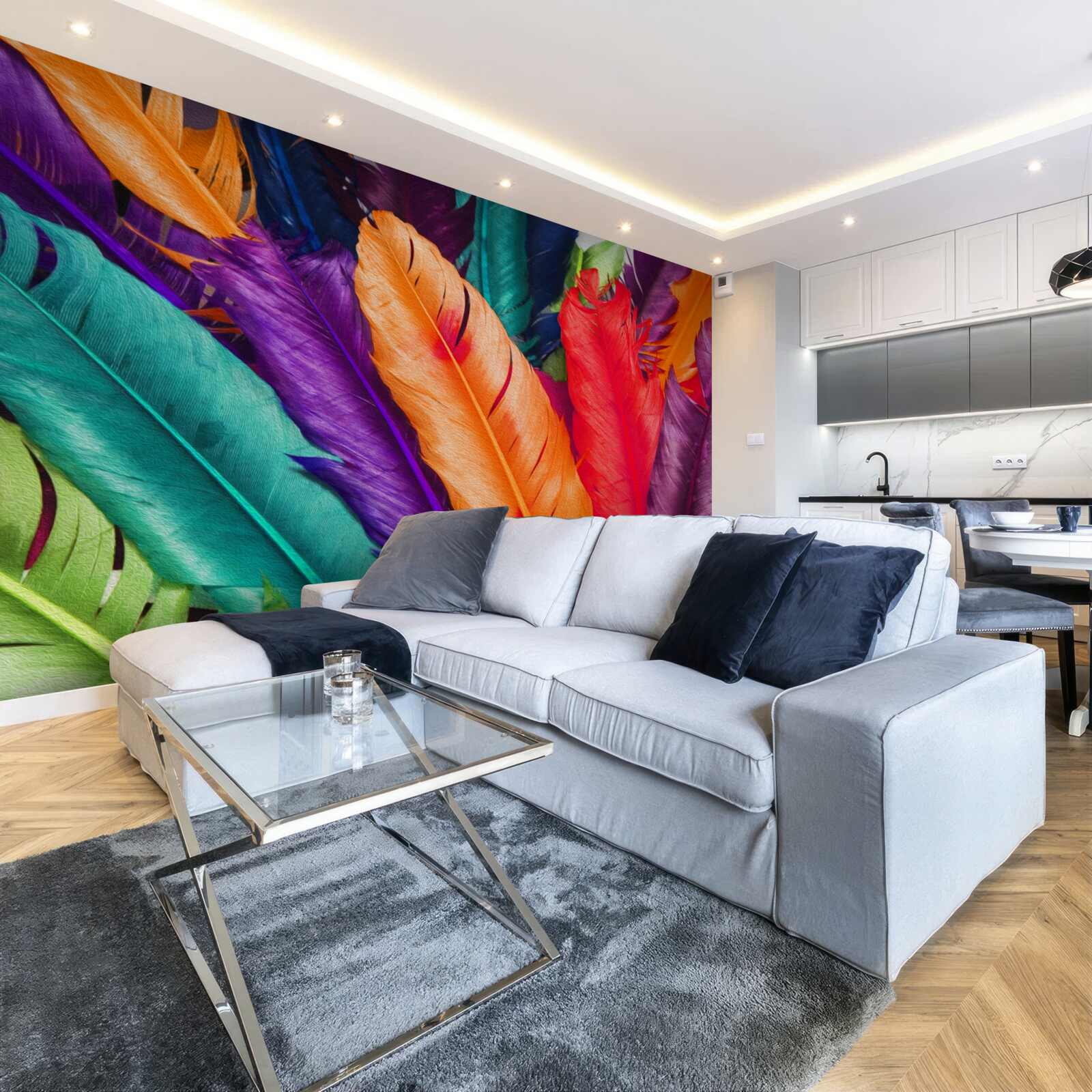 Fototapet pene extrem de bogate, lucioase