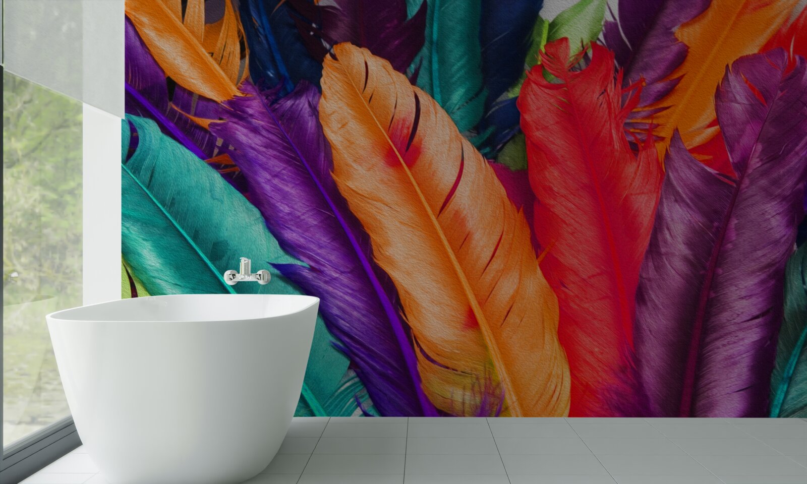 Fototapet pene extrem de bogate, lucioase