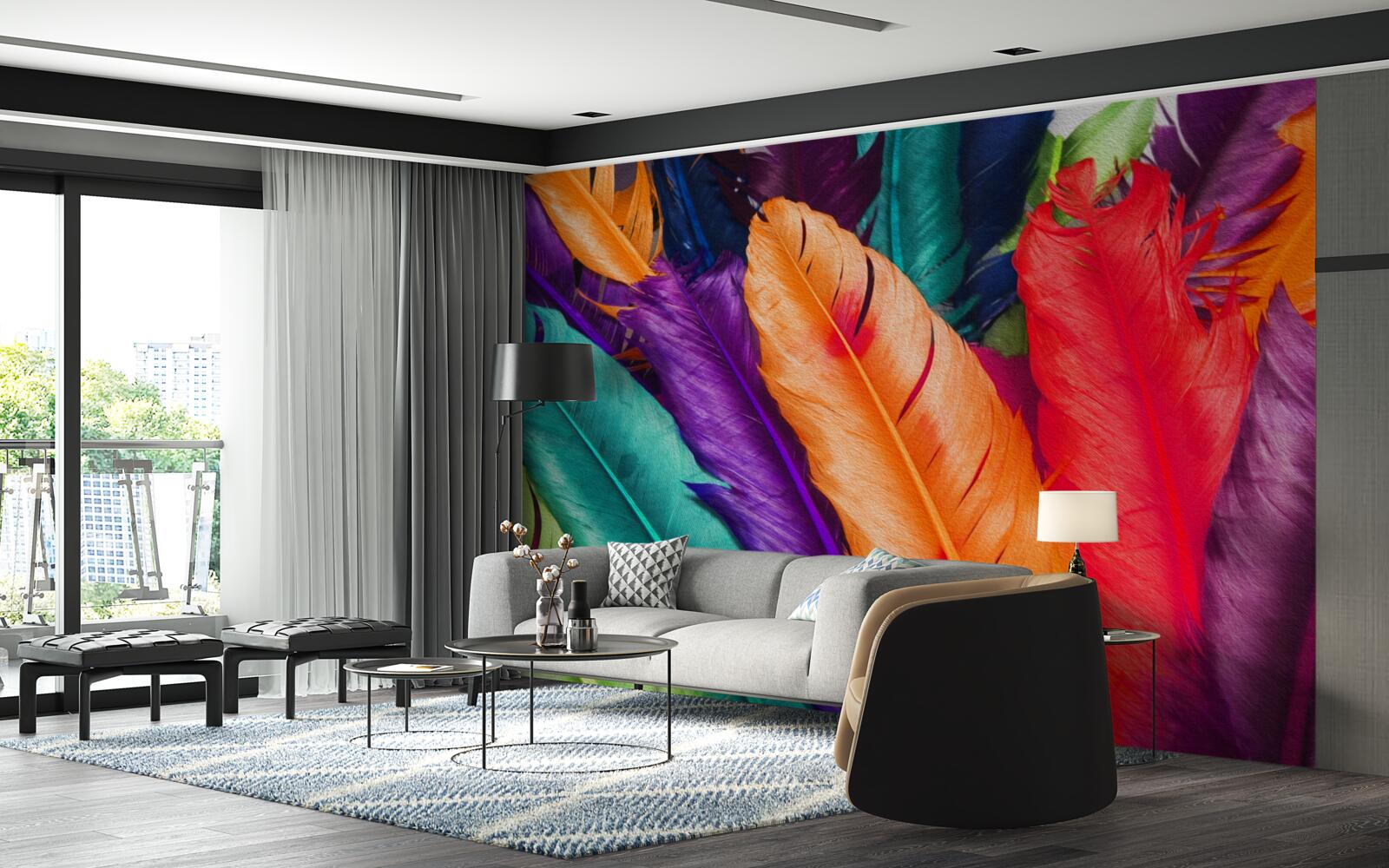 Fototapet pene extrem de bogate, lucioase