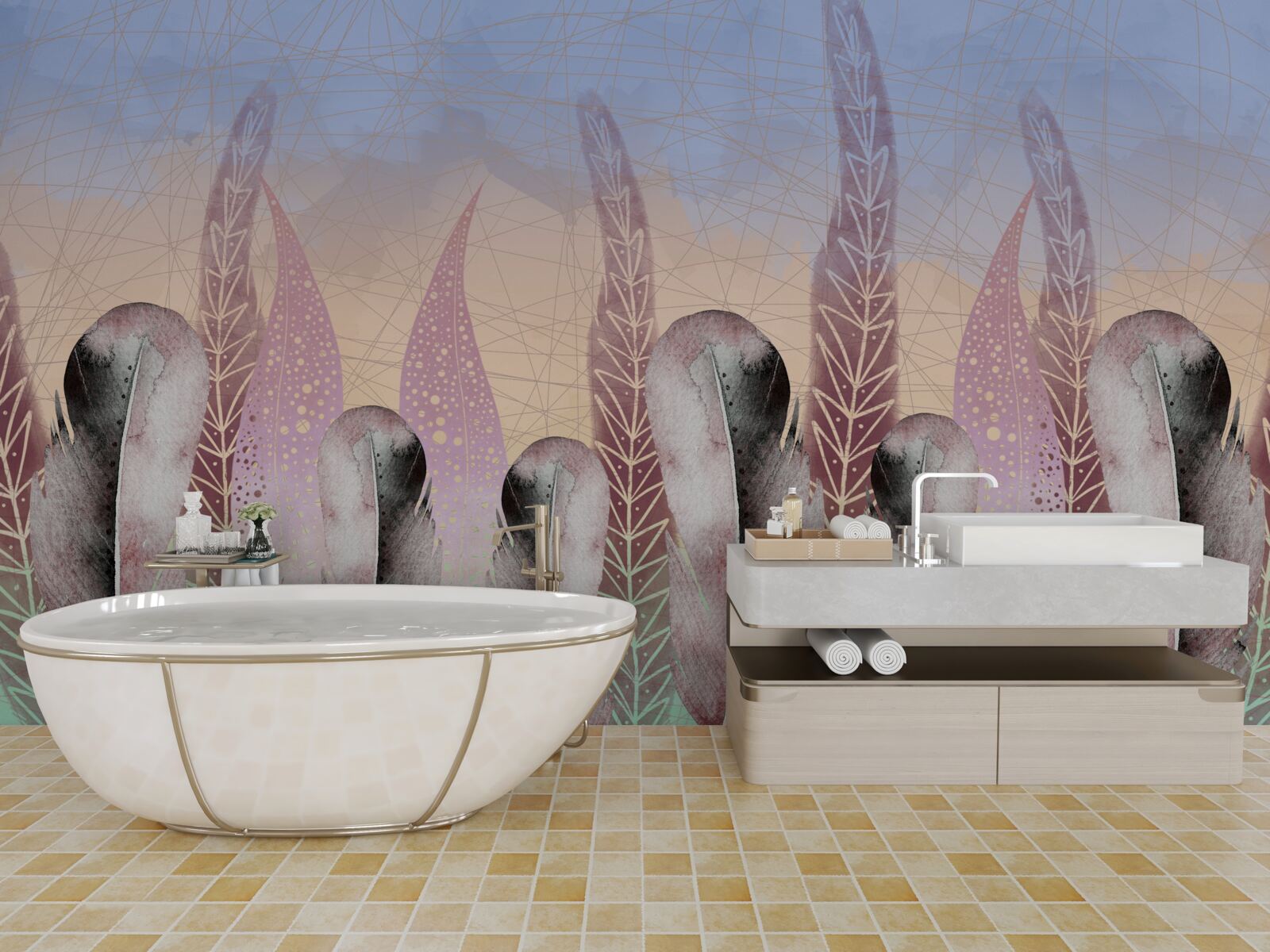 Fototapet vector stilou colecție