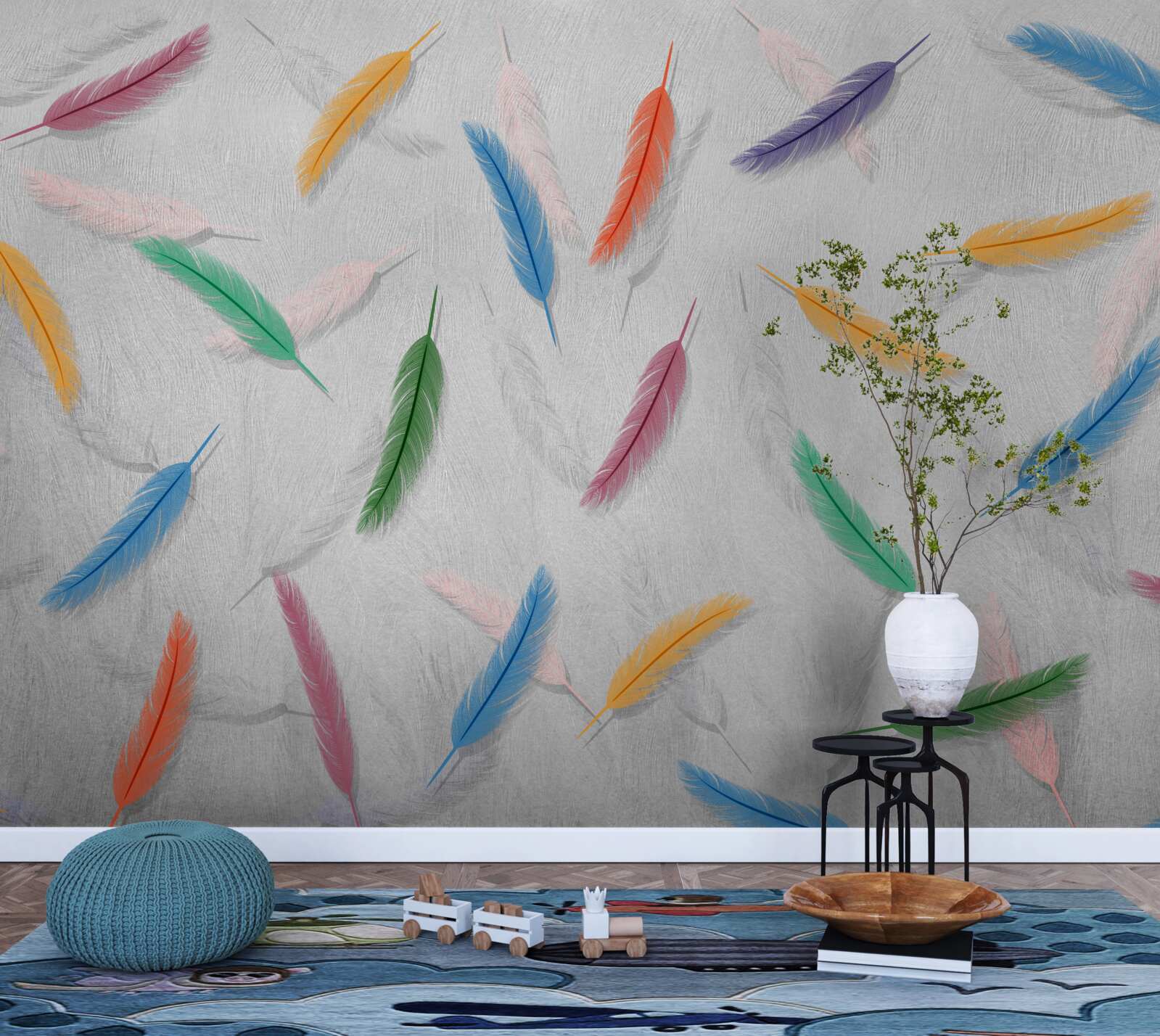 Fototapet pixuri colorate de aceeași formă