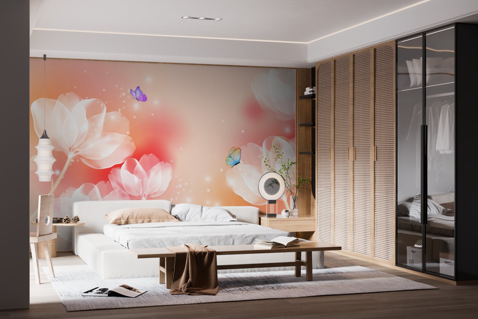 Fototapet lalele cu transparență