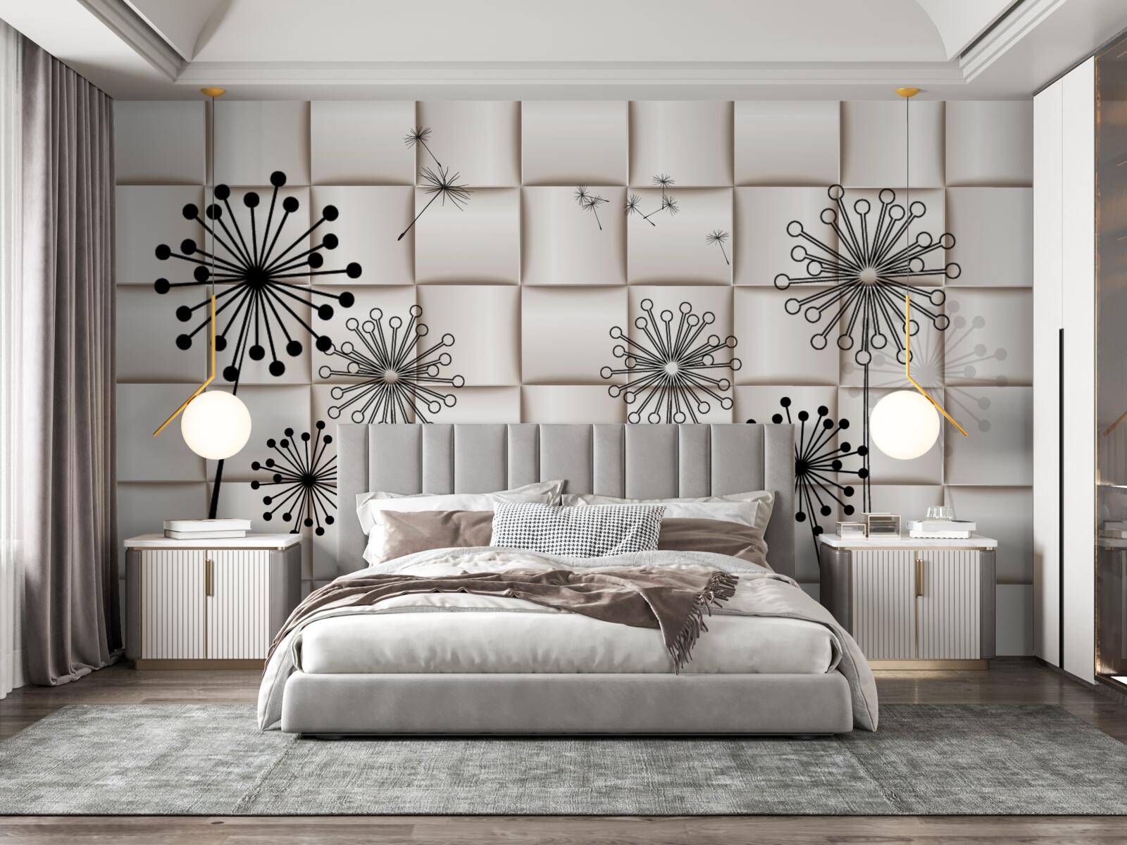 Fototapet millipedes neobișnuite și păsări mici