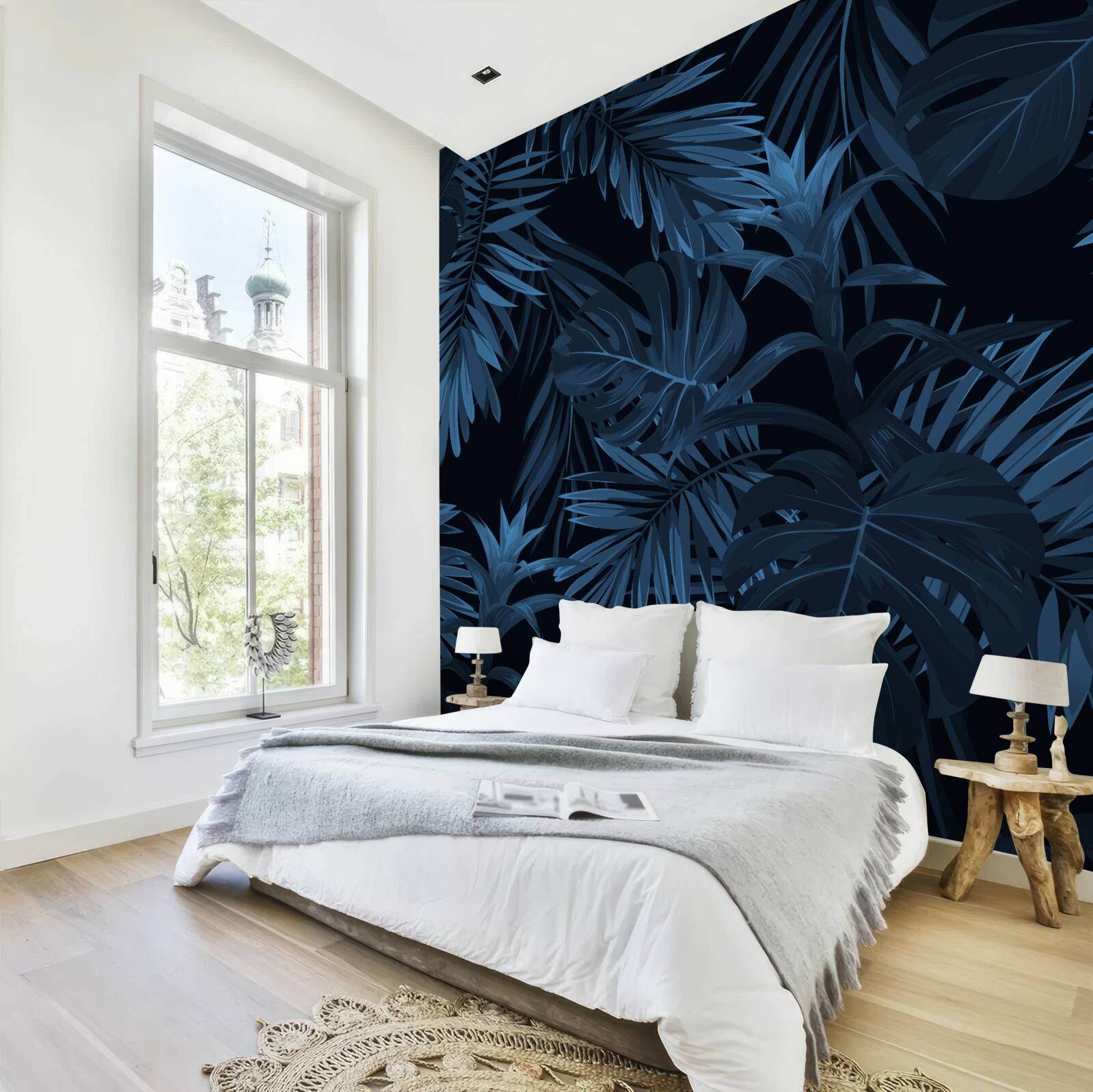 Fototapet pădurea tropicală sub acoperirea întunericului