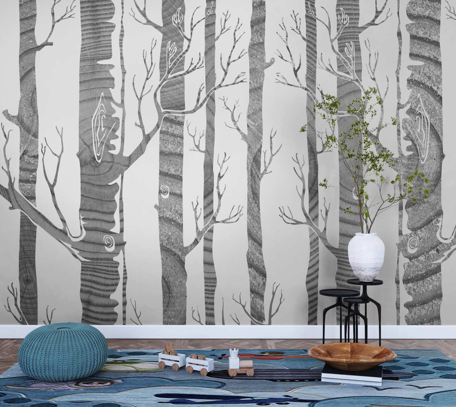 Fototapet Birch Grove neobișnuit