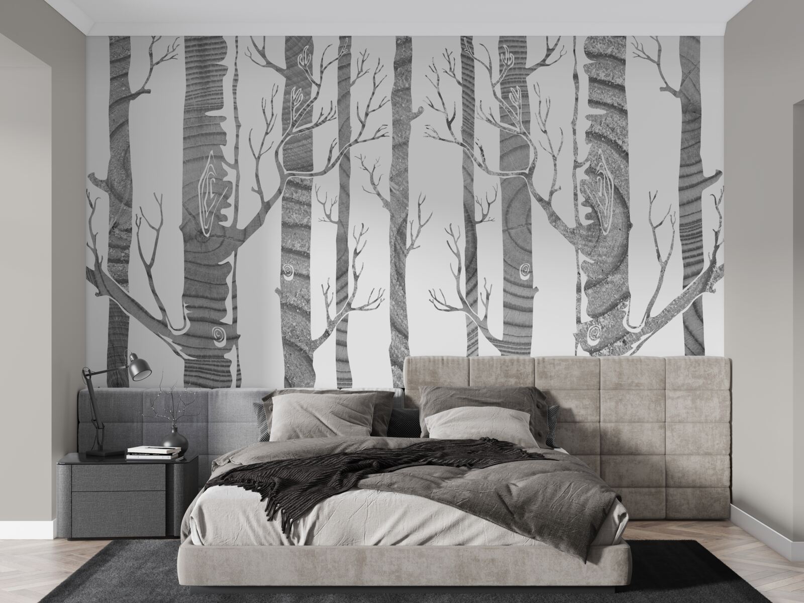 Fototapet Birch Grove neobișnuit