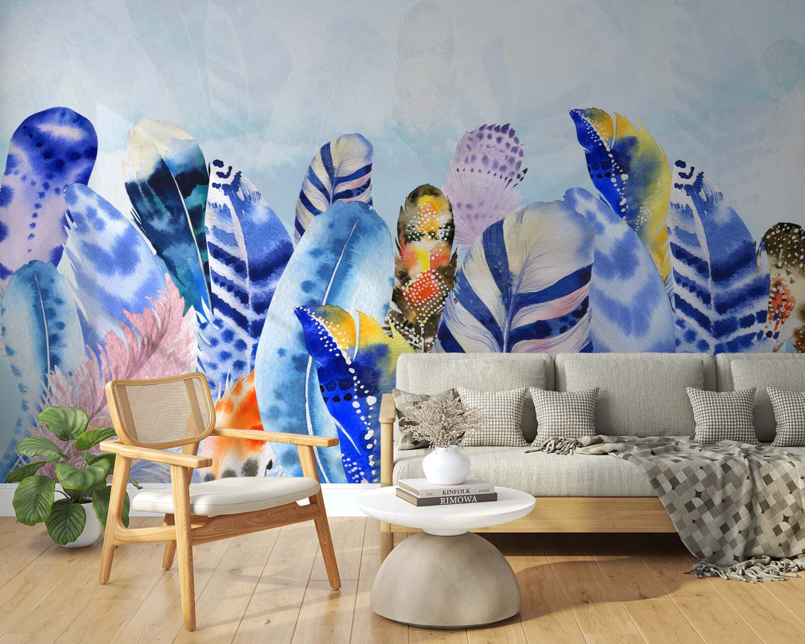 Fototapet pene strălucitoare la modă