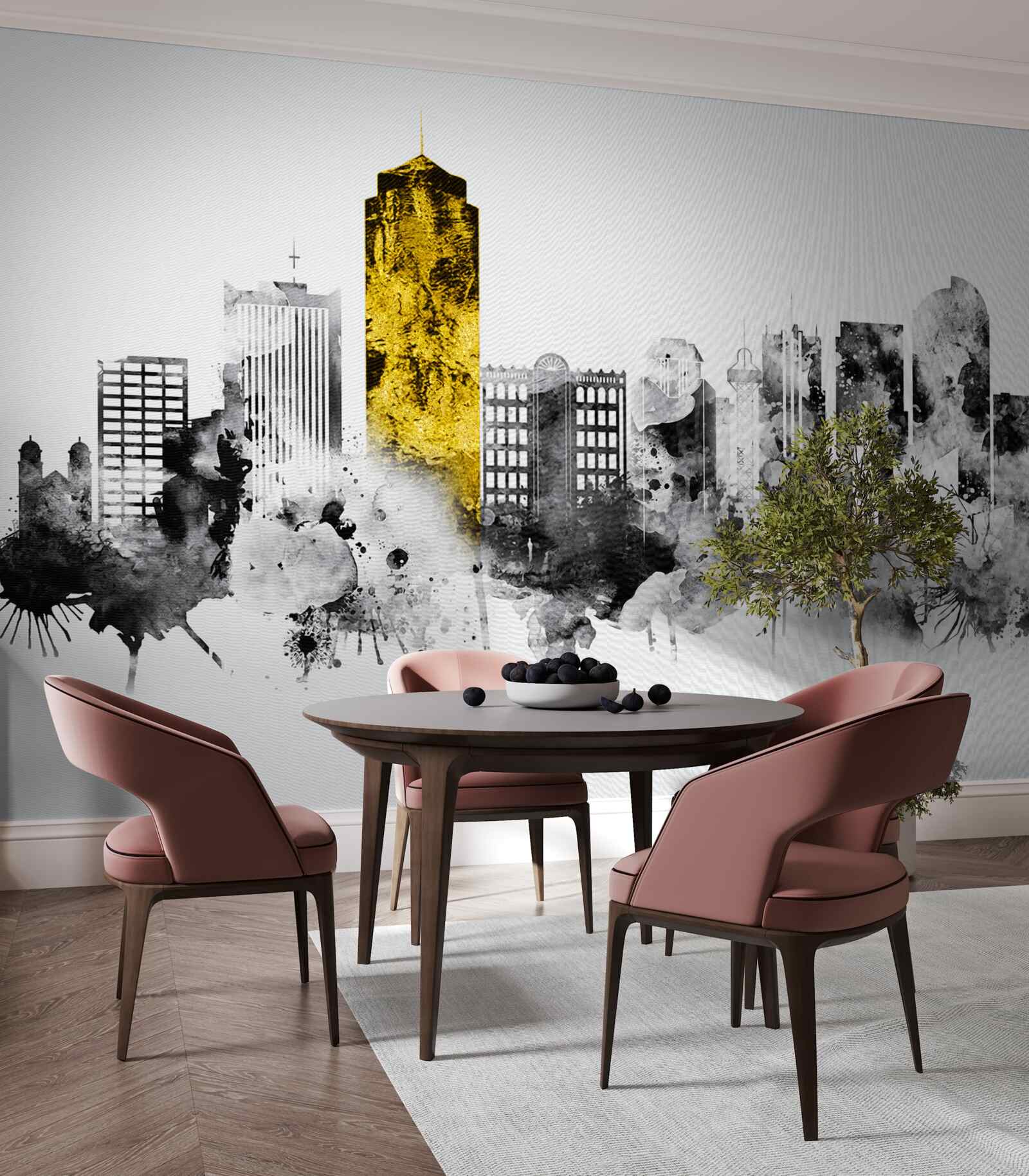 Fototapet orașul în abstract