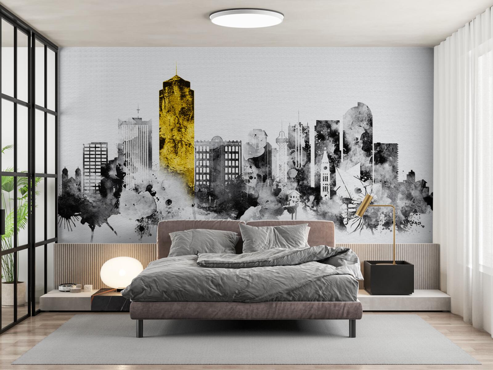 Fototapet orașul în abstract