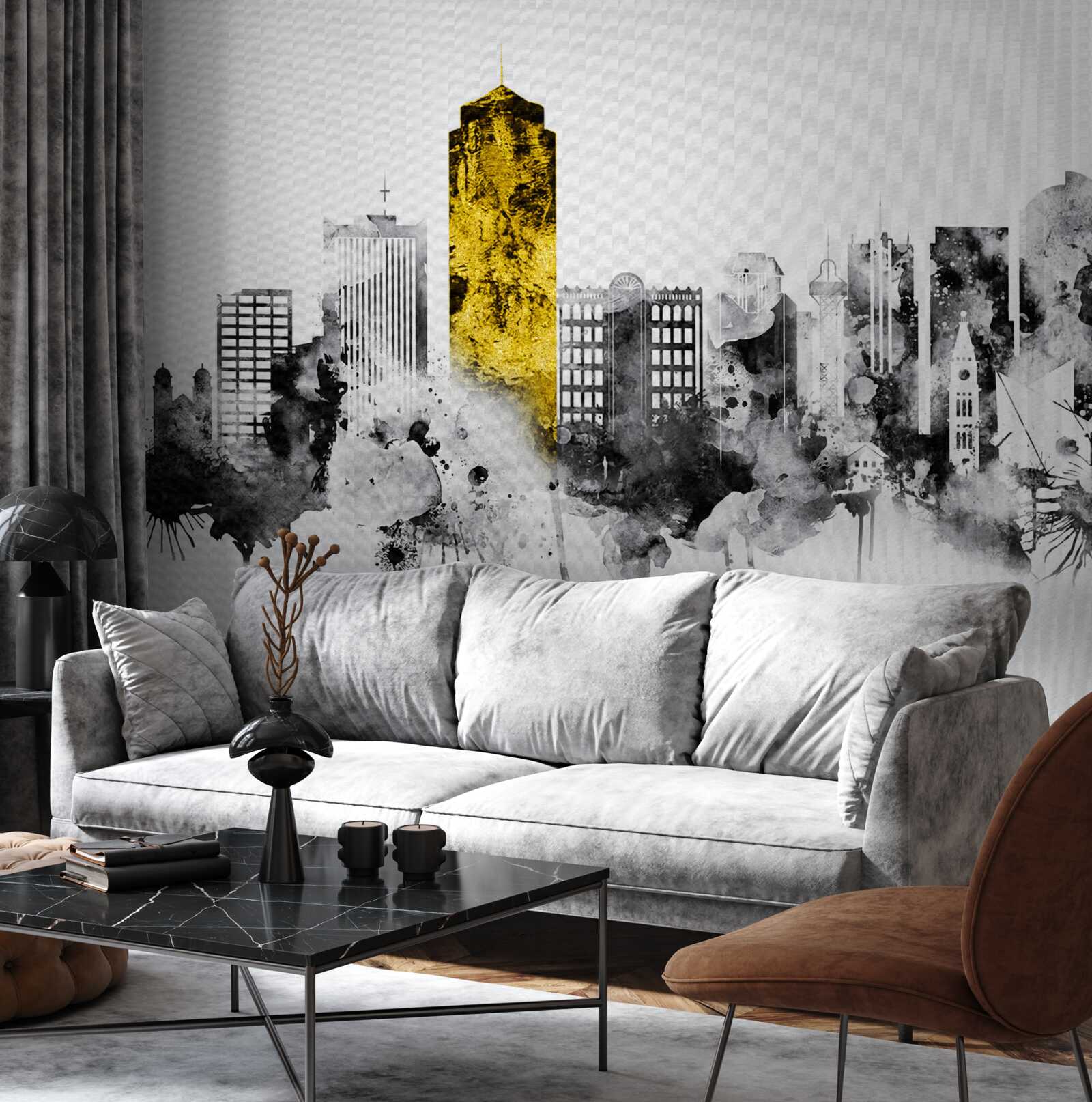 Fototapet orașul în abstract