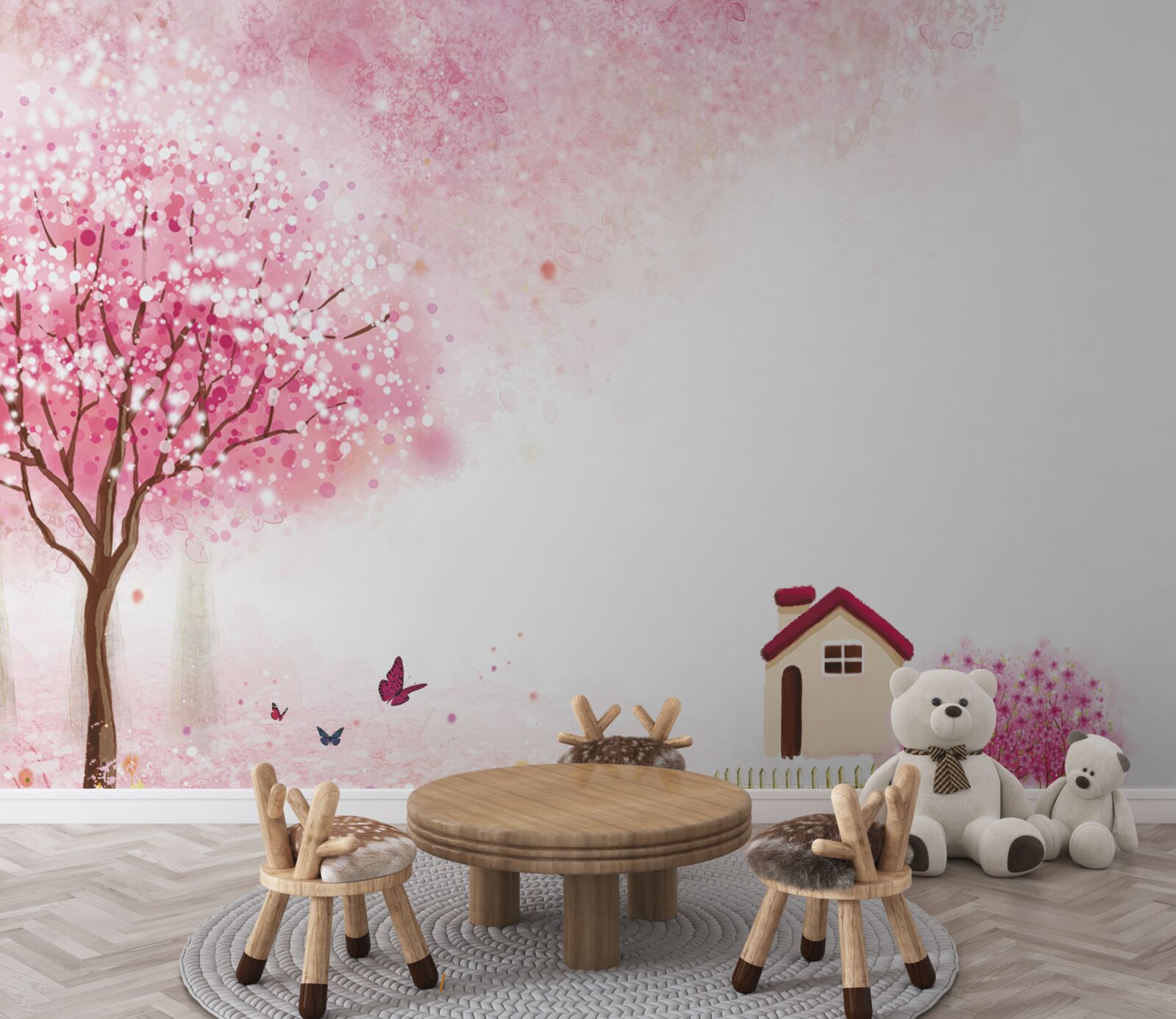 Fototapet Casă de grădină în stil japonez