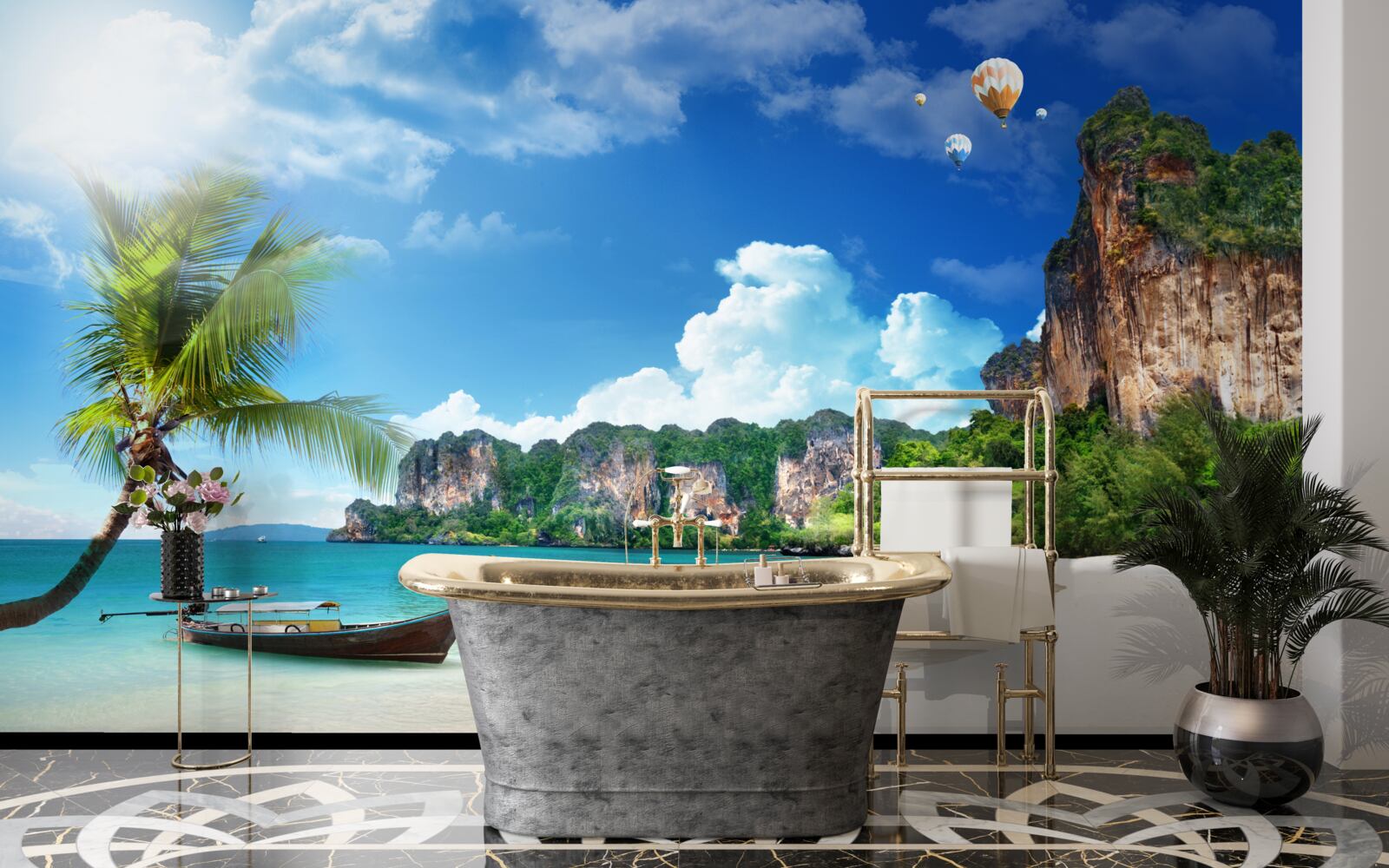 Fototapet doc pe o insulă abandonată