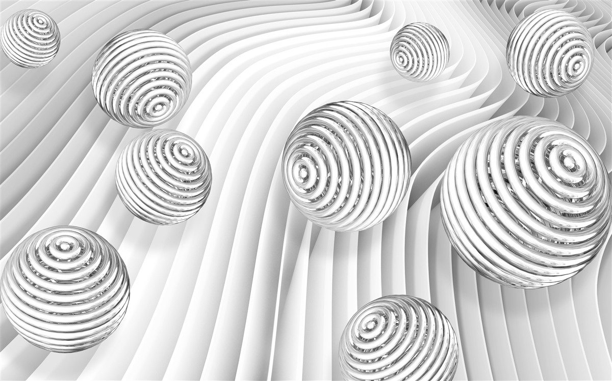 Fototapet bilele cu dungi se mișcă ușor pe suprafață