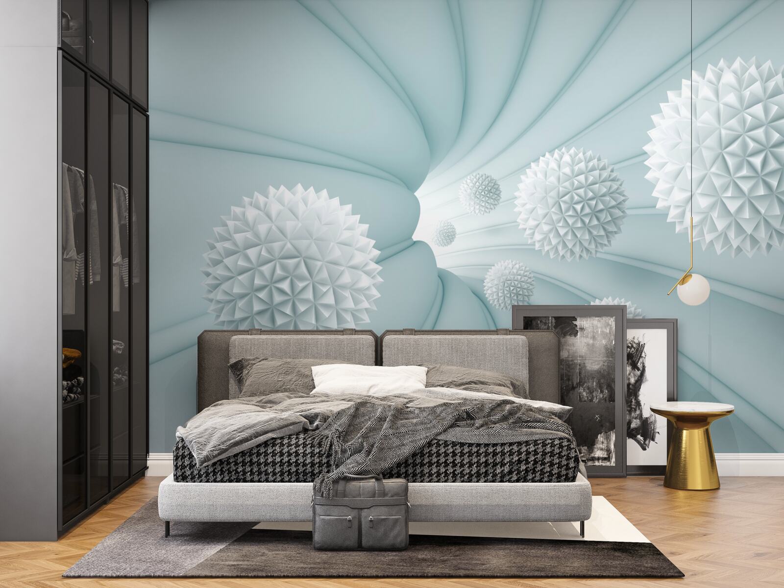 Fototapet bile care zboară prin tunel