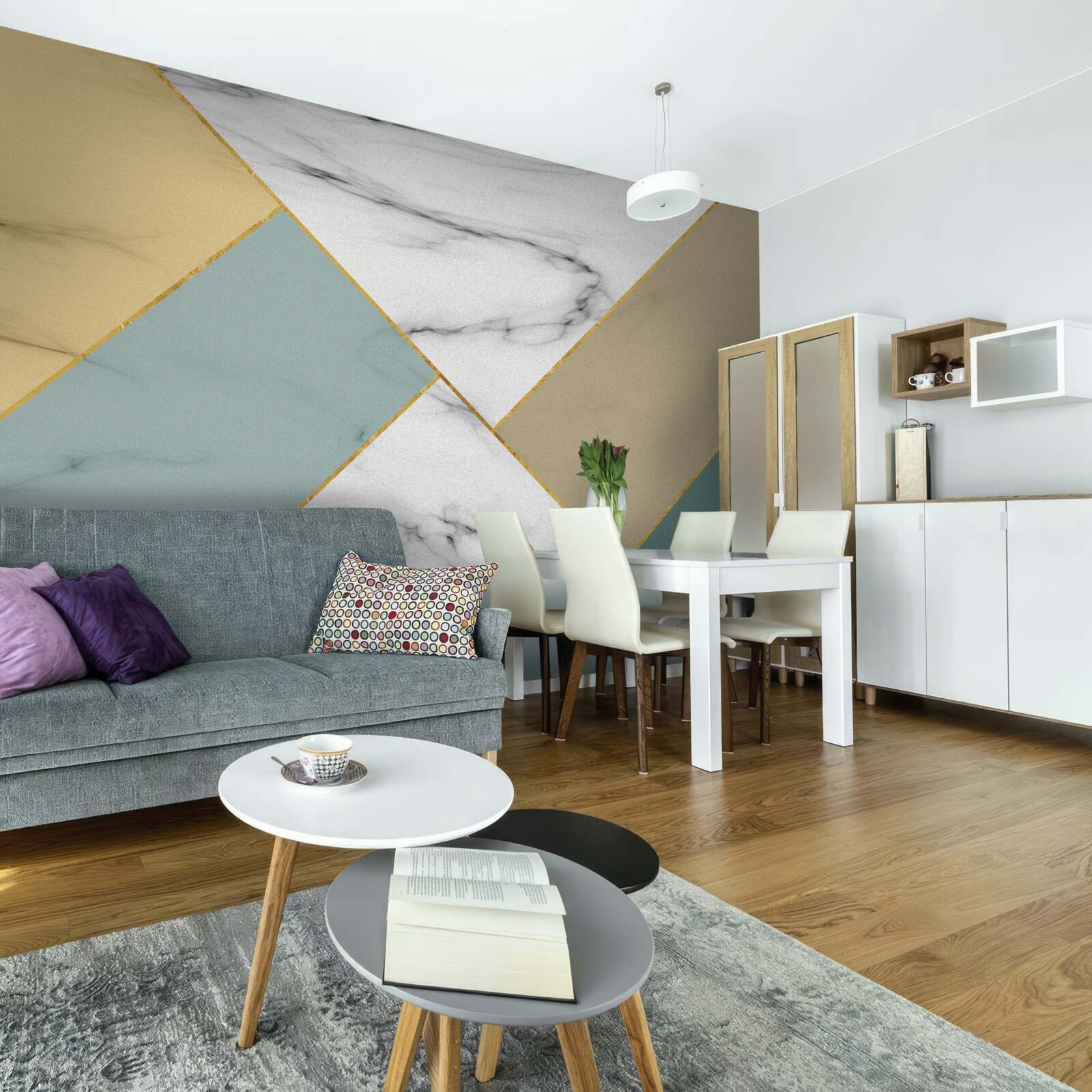 Fototapet piatră de marmură multicoloră