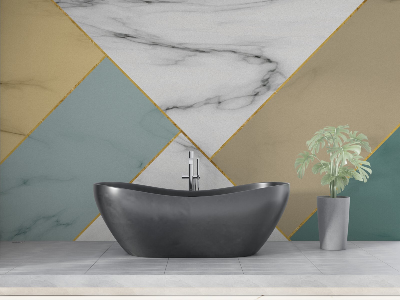 Fototapet piatră de marmură multicoloră